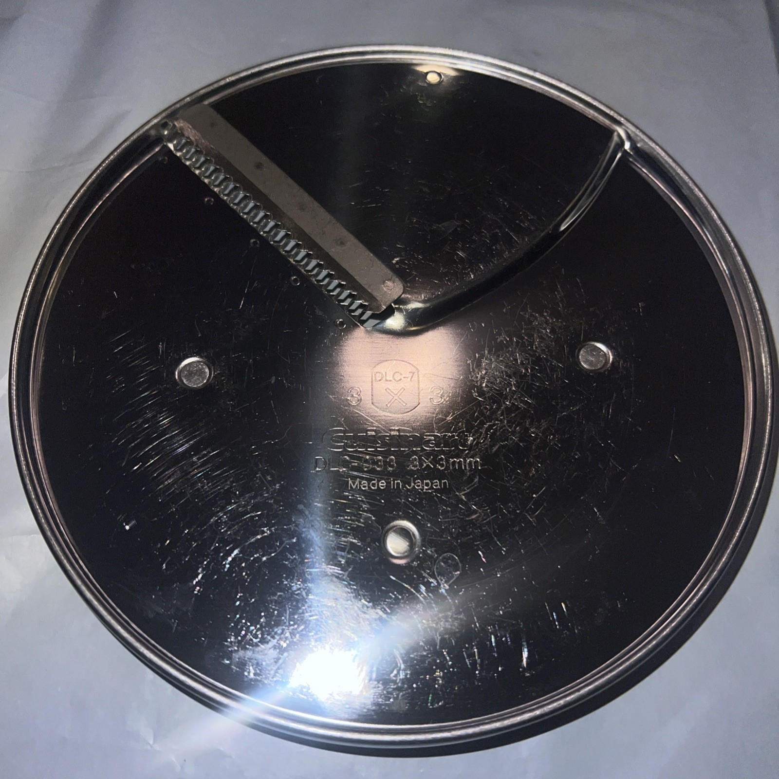 Genuine OEM Cuisinart DLC-033 3x3mm Julienne Disc DLC-7 Food Process Attachment