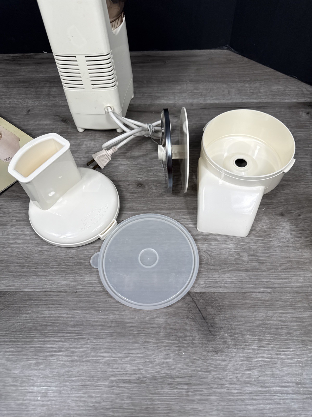 Sunbeam Oskar 14081 Food Processor Chopper W/ Attach & Storage – Made In France