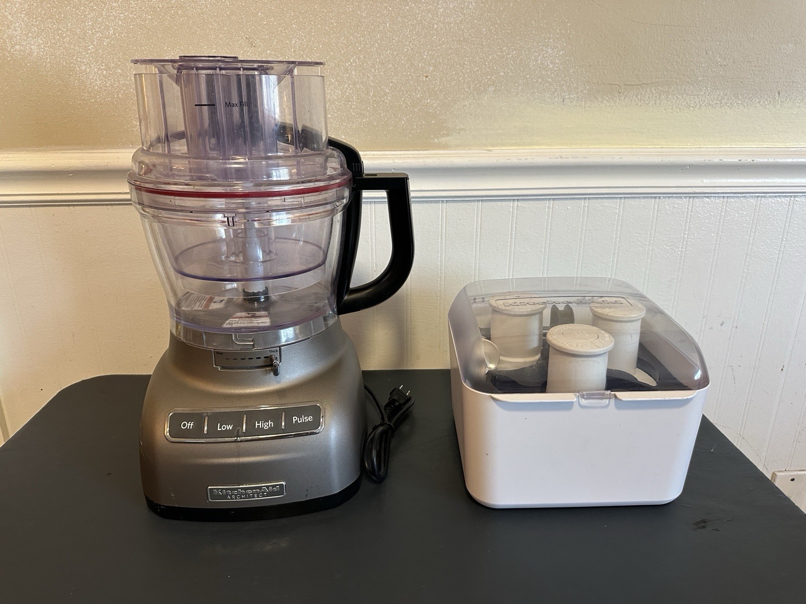 KitchenAid KFP1333 13-Cup Food Processor. Comes with Accessories/Blades Case.
