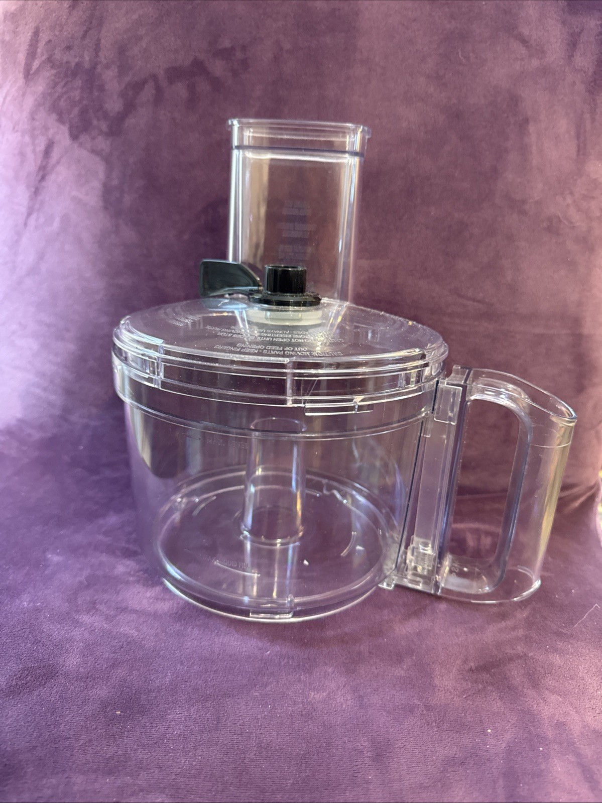Hamilton Beach Food Processor 70590 Replacement Bowl Lid Pusher Chop Shread