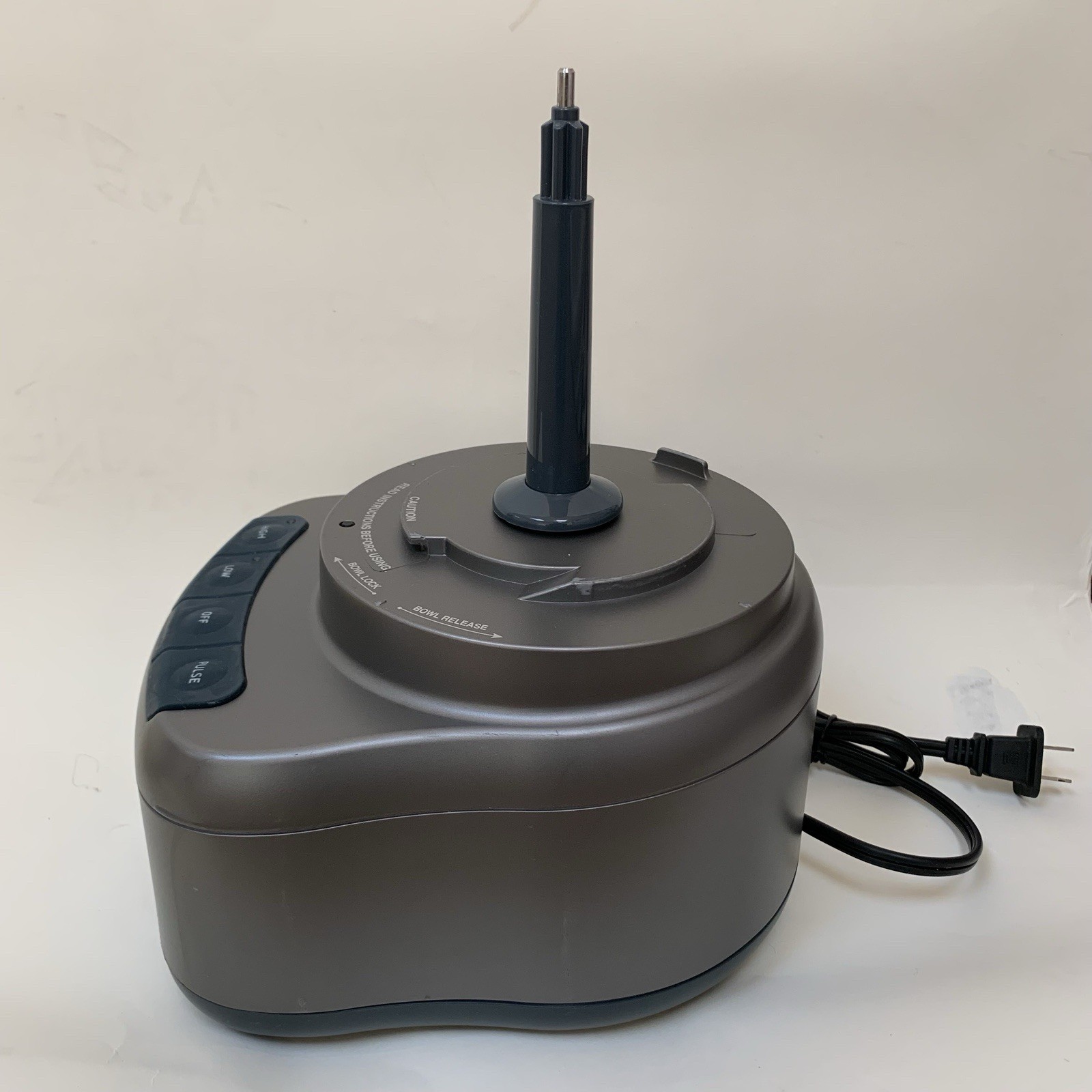 Cuisinart FP-8 Elemental 8 Cup Food Processor Motor Base Only Gray TESTED