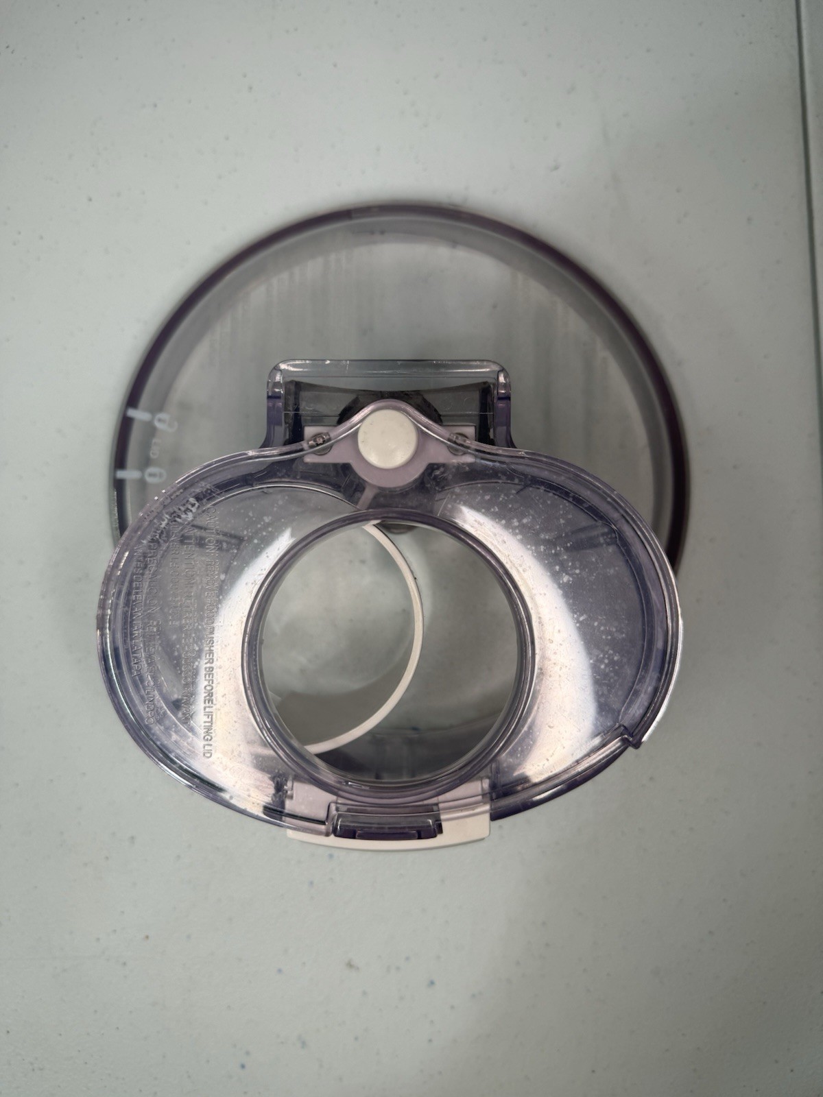 Hamilton Beach 70590 Big Mouth Food Processor Lid Feed Chute Assembly & Pusher