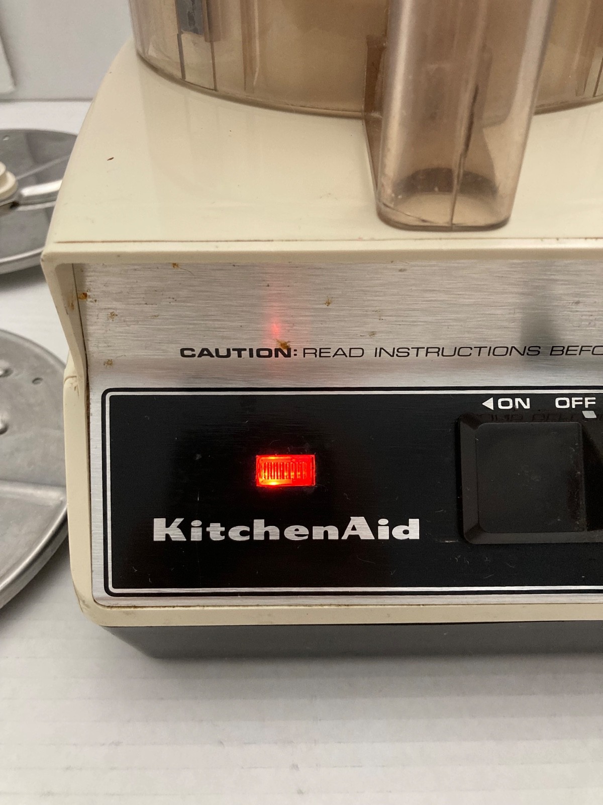 Vtg KitchenAid Food Processor KFP700 Hobart Made In France