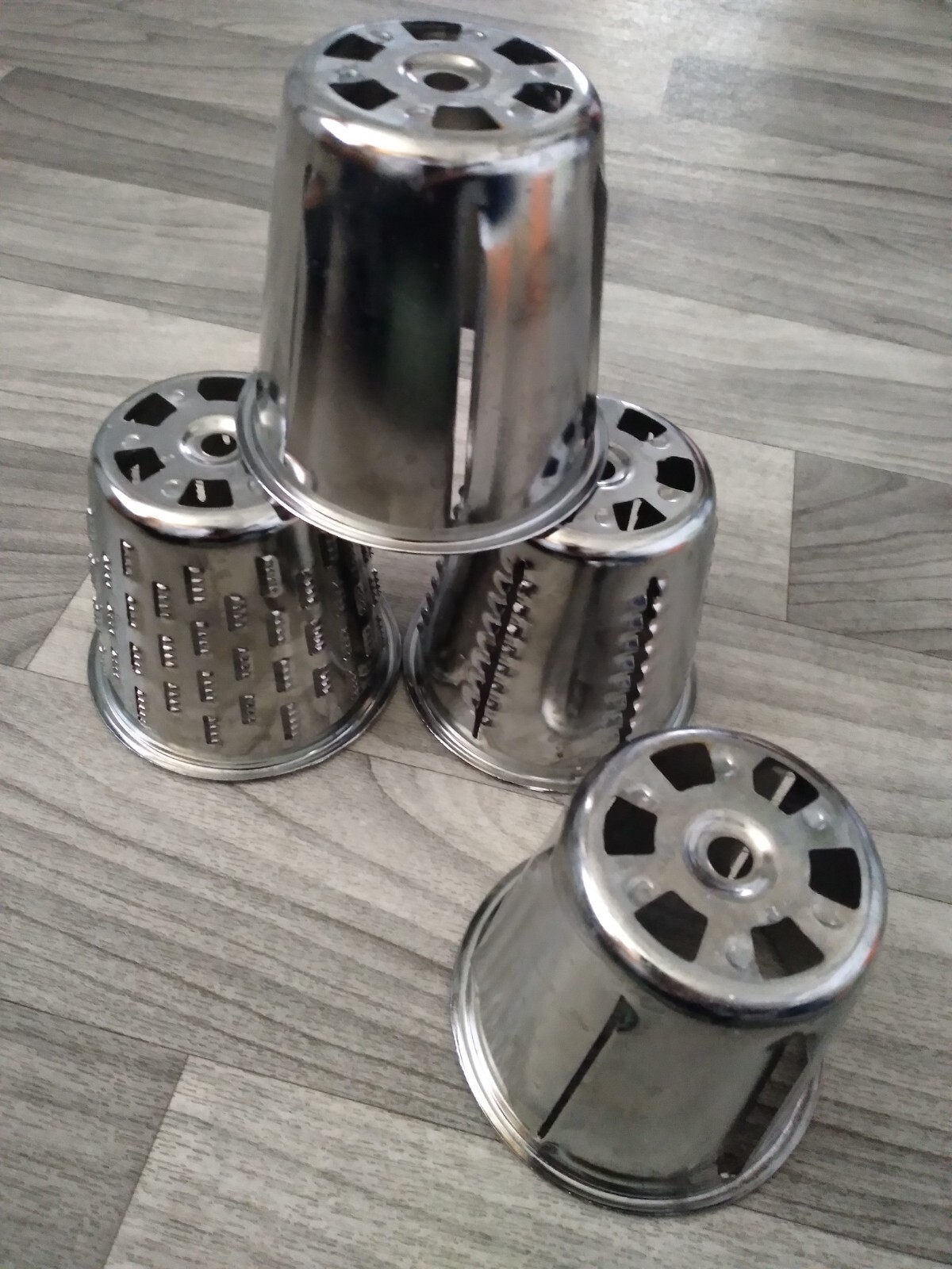 Vintage Kitchen Aid Chopper Adapter Slicers Blades Automatic Food Shredders READ