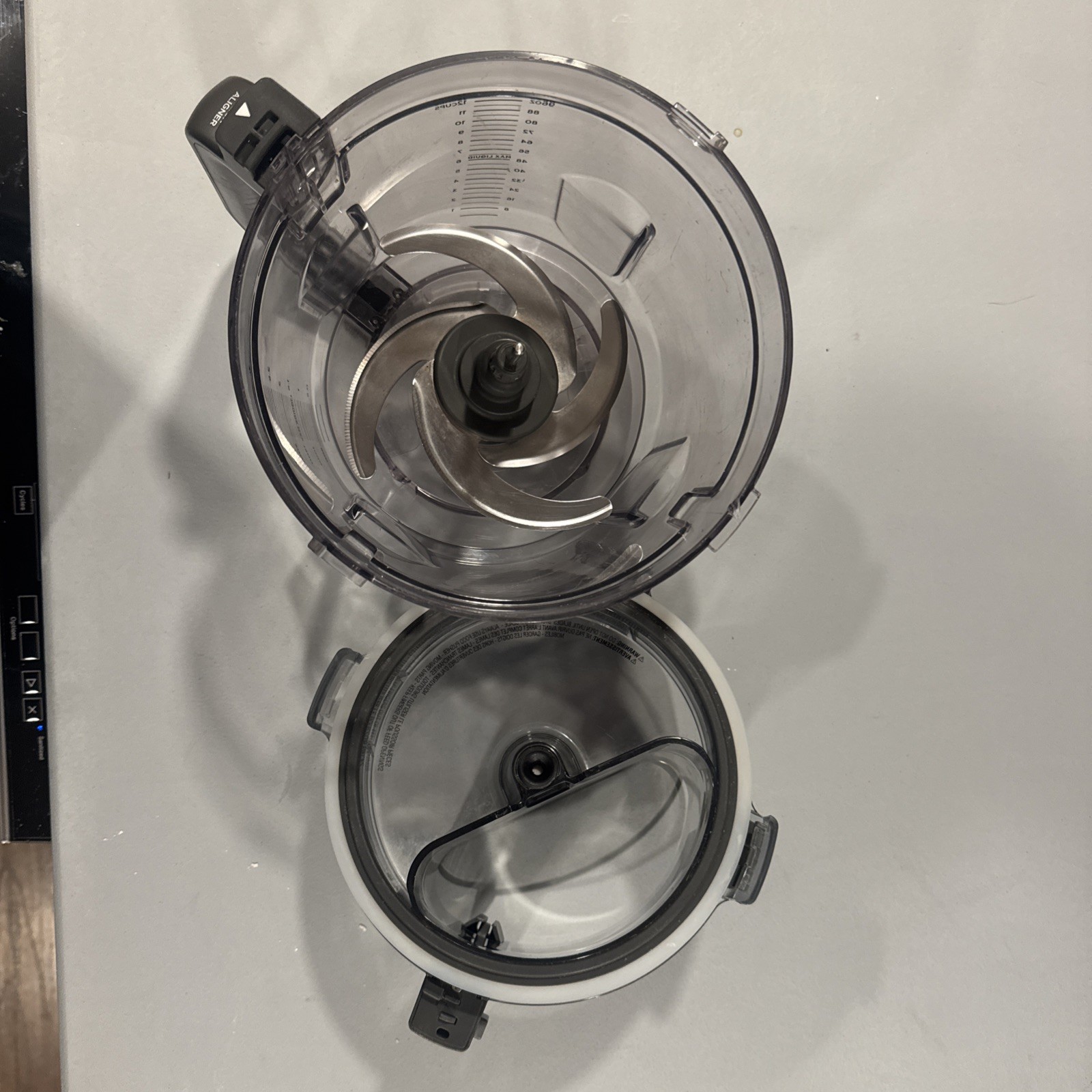 Ninja NF701 Professional 12 Cup XL Food Processor Base Bowl Lid, Blades 4 PARTS