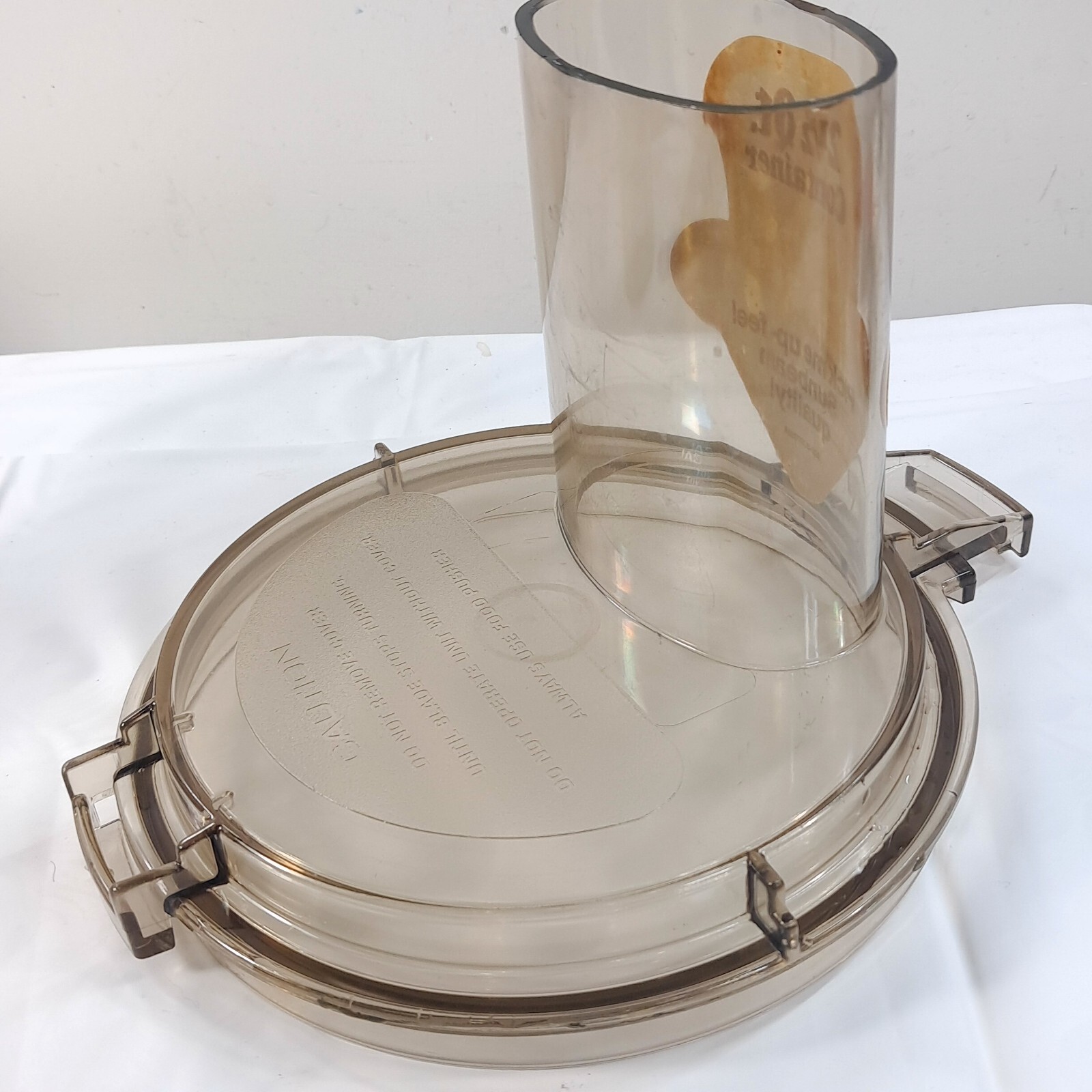 Sunbeam Le Chef Food Processor 14-11 work bowl lid & pusher replacement Part