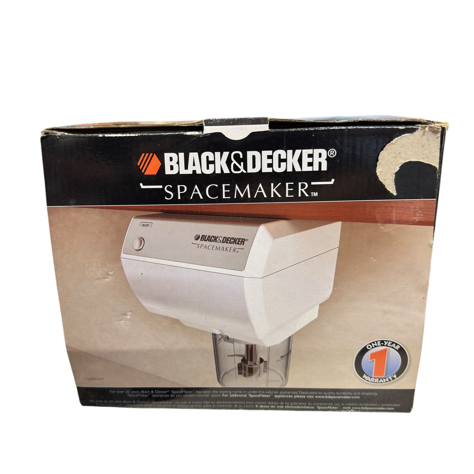 BLACK+DECKER Spacemaker Under-Cabinet Mini Food Processor & Coffee Grinder NEW