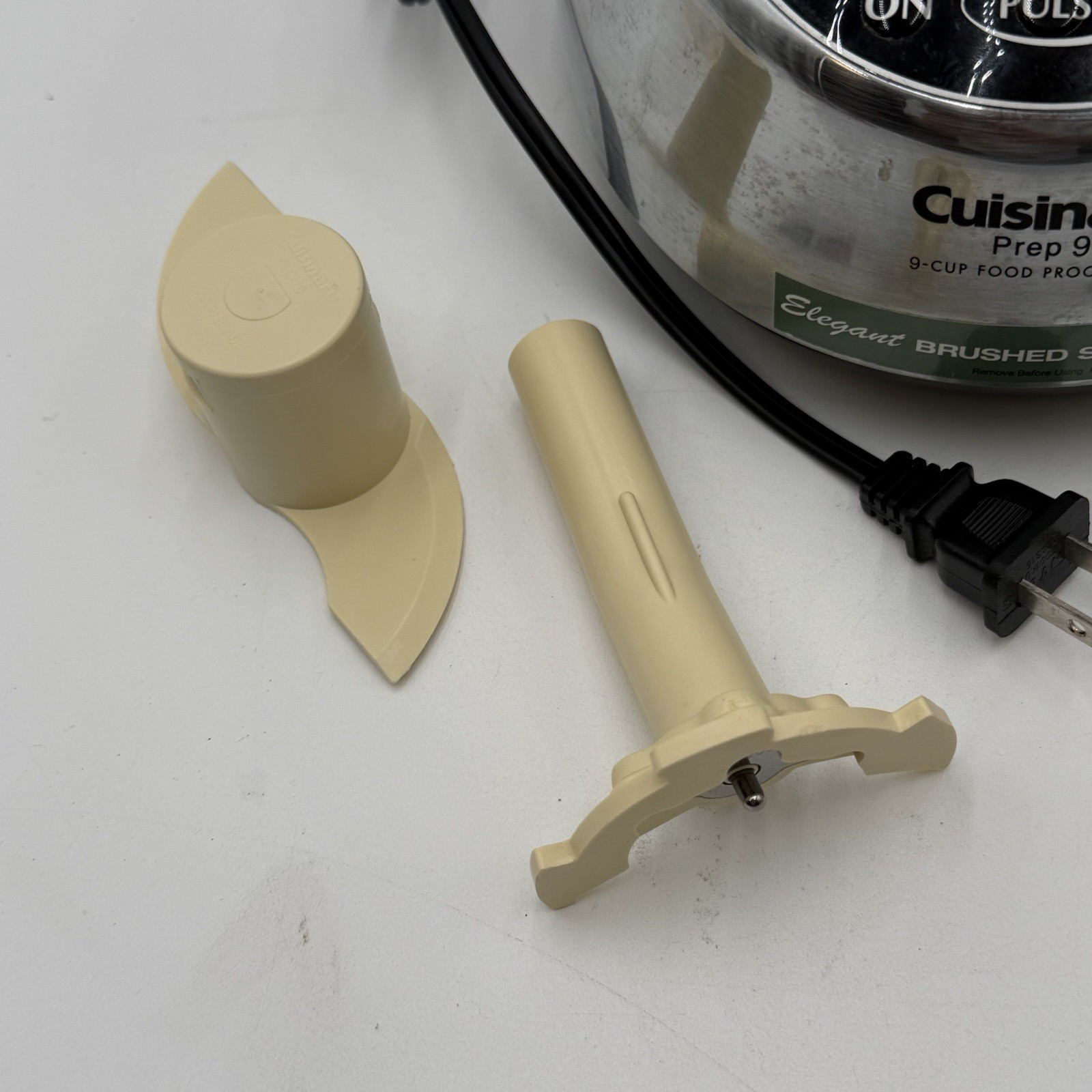 Cuisinart Prep 9 Cup Food Processor Brushed Stainless Finish Tested Working
