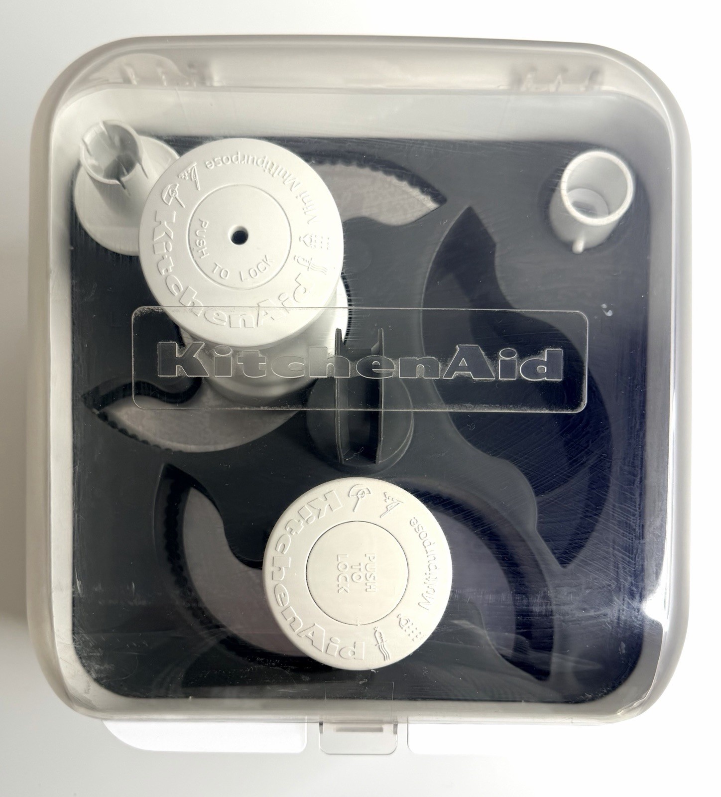 KitchenAid Food Processor Attachments Blades & Storage Box for KFP1333 KFP1344