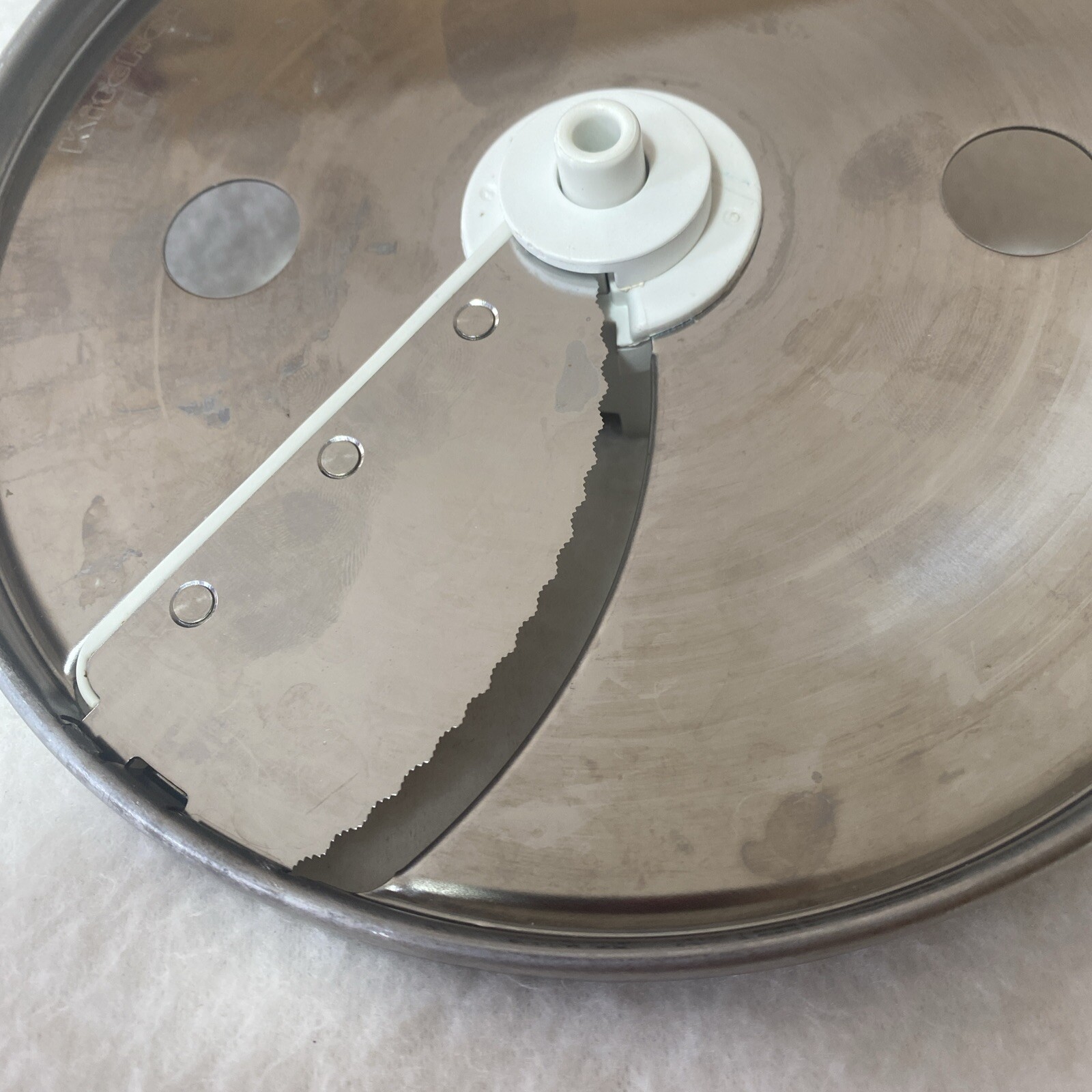 KitchenAid Food Processor Parts Adjustable Slicing Disk Thin to Thick Stainless