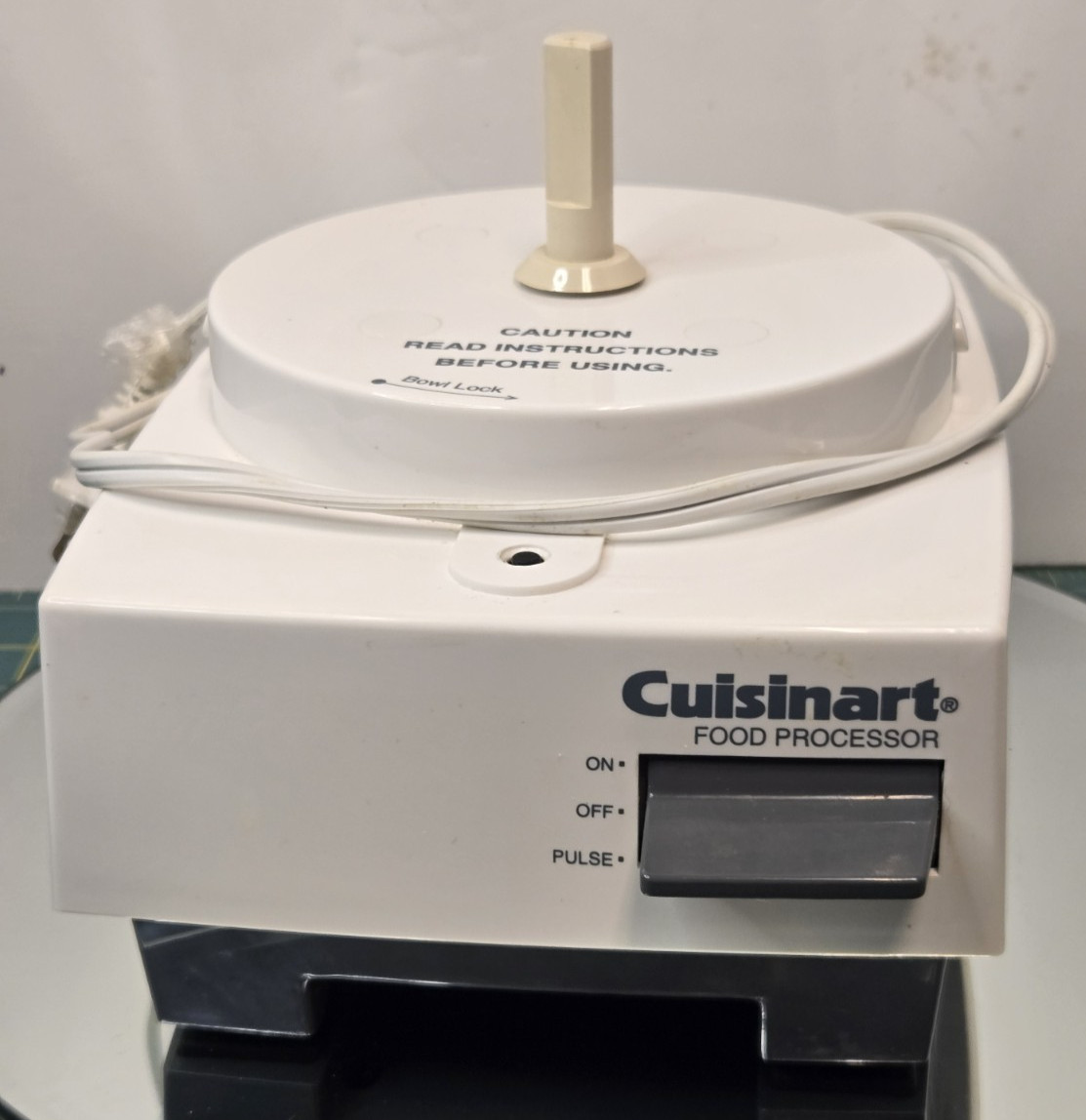 Cuisinart DLC-5 TX Food Processor Motor Base Replacement White Part Chop Tested