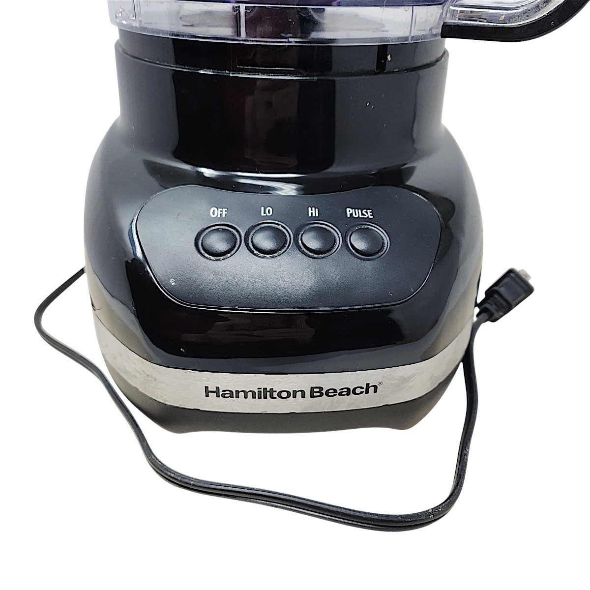Hamilton Beach Food Processor 12 Cup Black Silvr 500W Big Mouth Duo Tested Works