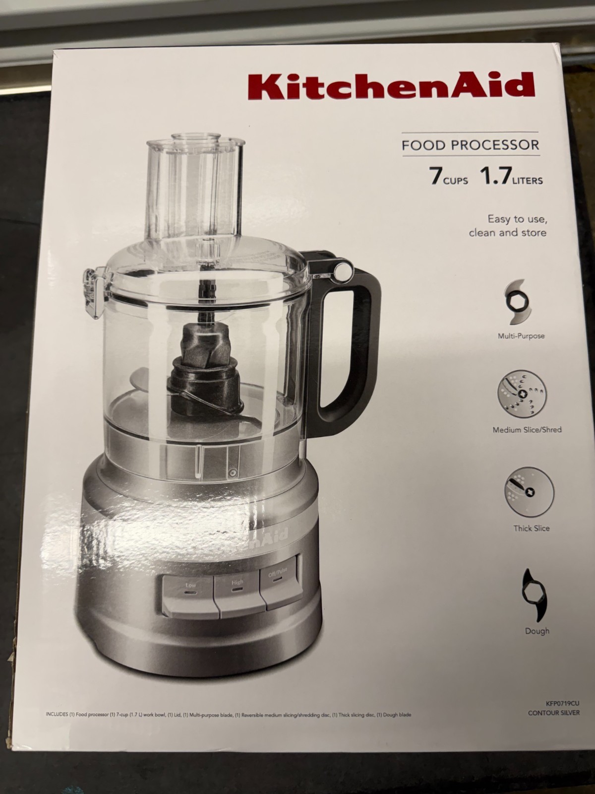KitchenAid 7-Cup Food Processor Model # KFP0719CU BRAND NEW FACTORY SEALED!!!!!!