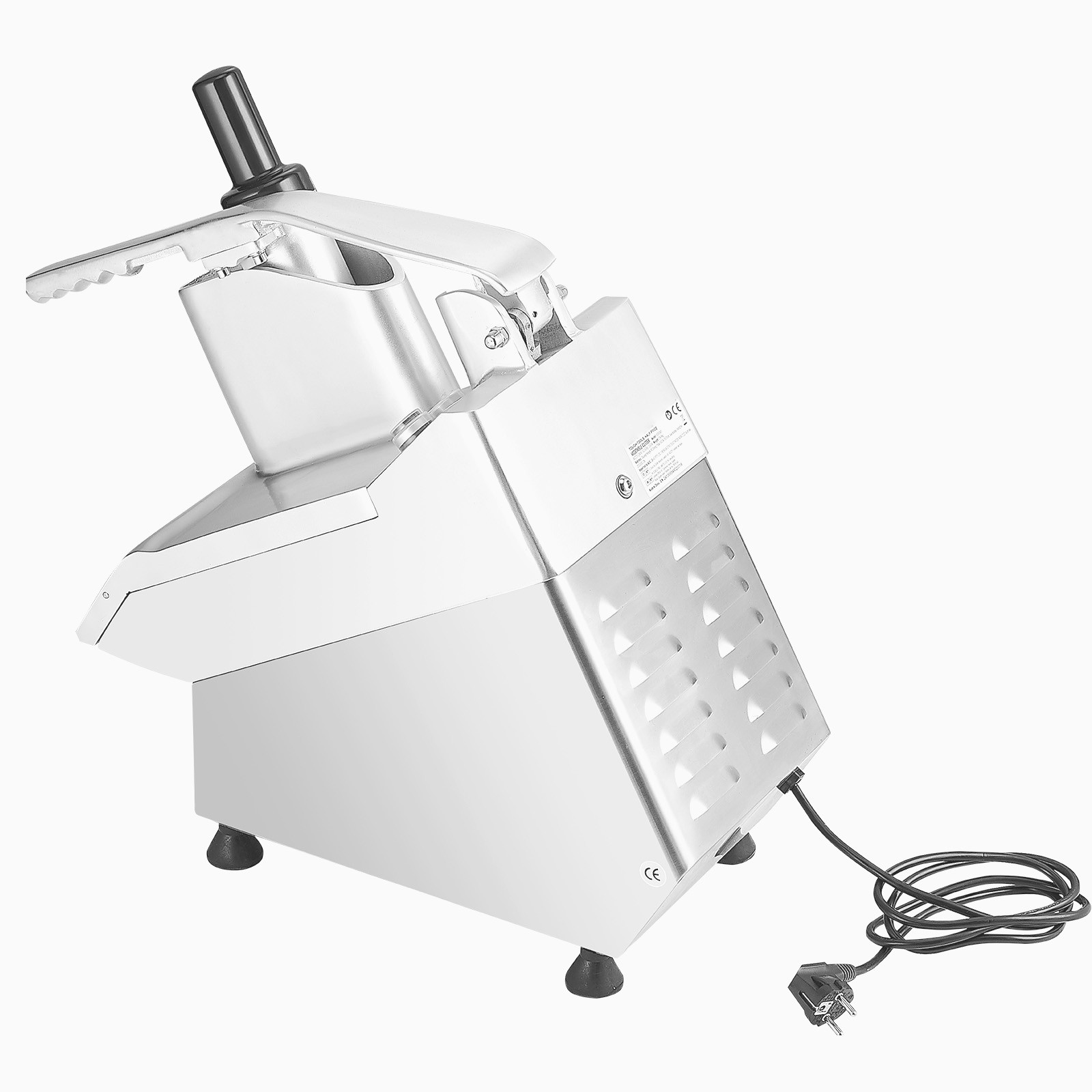 Commercial Food Processor Vegetable Chopper Cutter w/ 6 Blades Fruit Blender