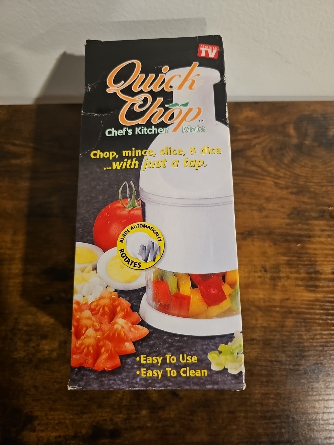 Quick Chop Chef’s Kitchen Mate Chop Mince Slice & Dice Fruit/Vegetable Open Box