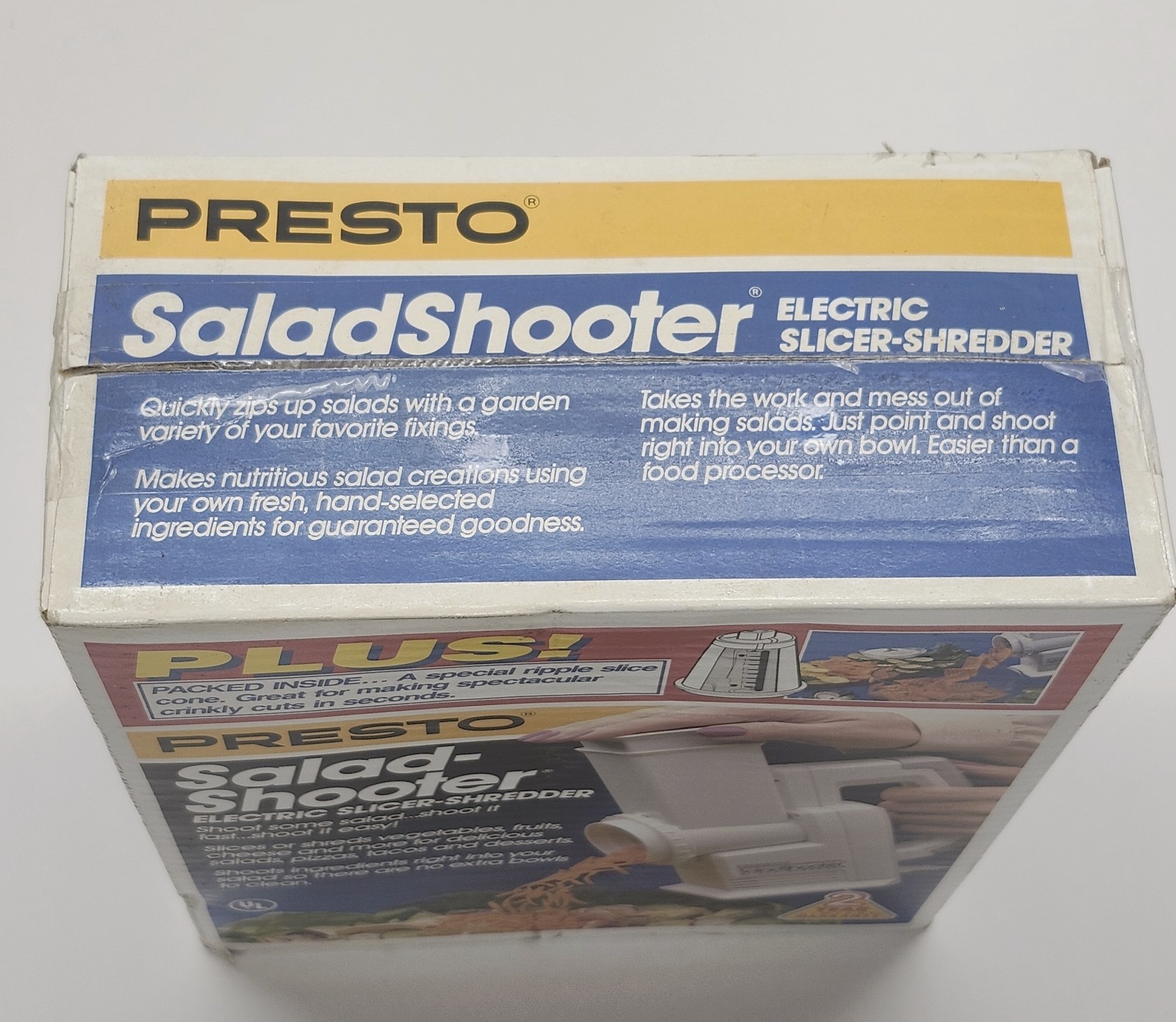 Vintage Presto Professional Salad Shooter Plus Slicer Shredder 1994 New In Box
