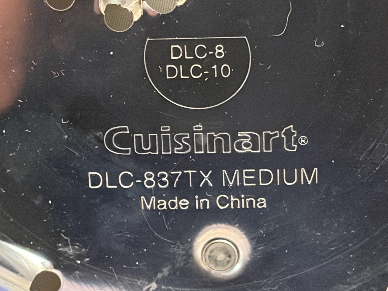 Cuisinart Deluxe 11 Food Processor DLC-837TX, DLC-844TX Grater And Slicer Discs