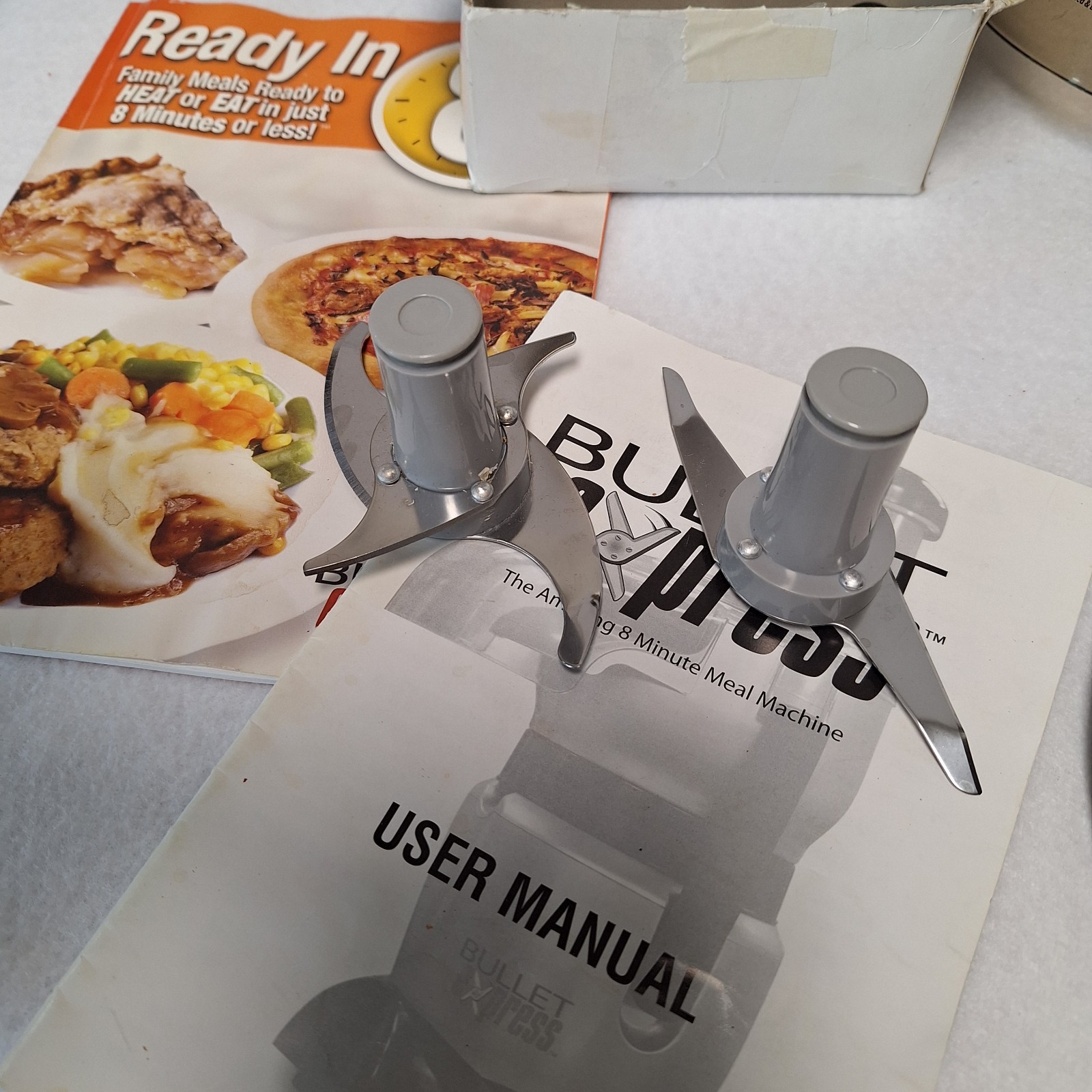 Bullet Express 8 Minute Meal Machine Maker/Mixer/Juicer GUC