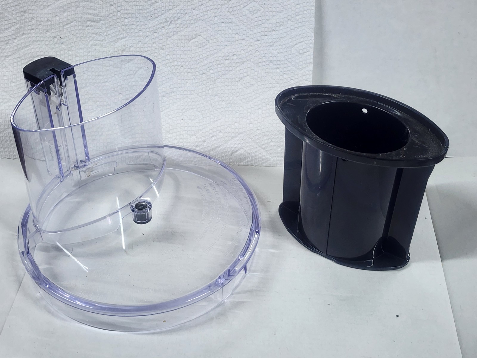 OEM OSTER LID AND LARGE PUSHER FOR FPSTFP1355 2-SPEED 10-CUP FOOD PROCESSOR E4.6