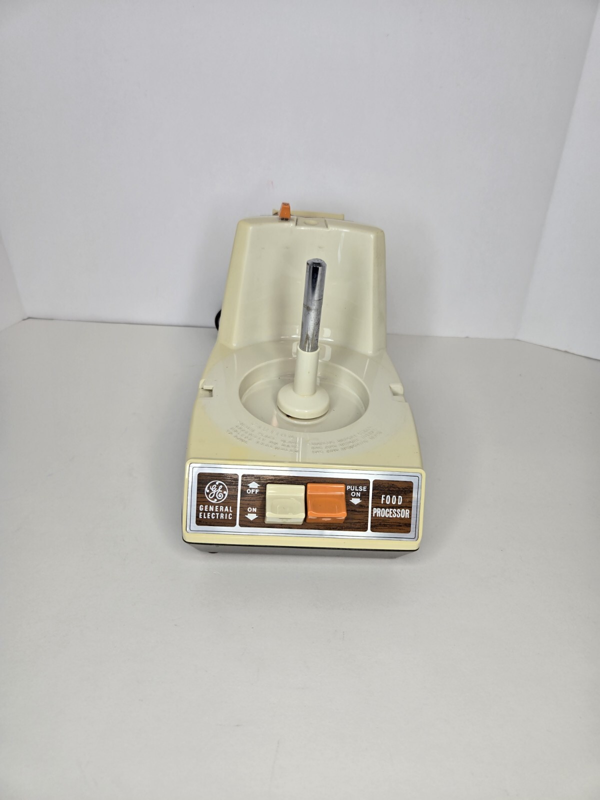 Vintage General Electric Food Processor Replacement Base W/ Post D5FP1 Tested