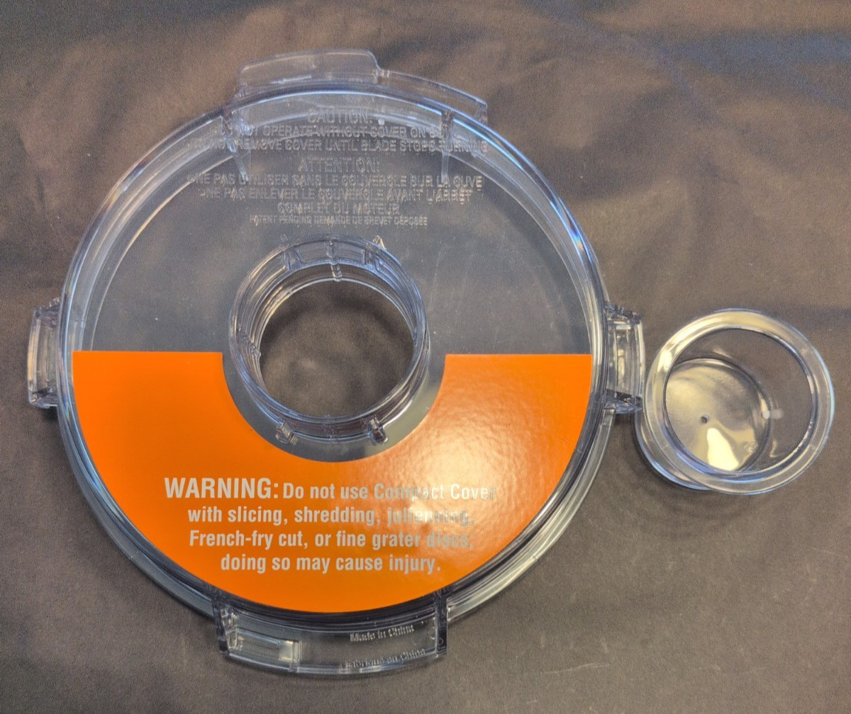 New Cuisinart Food Processor 8 Series Flat Lid DLC-806G TXT w/ Cap
