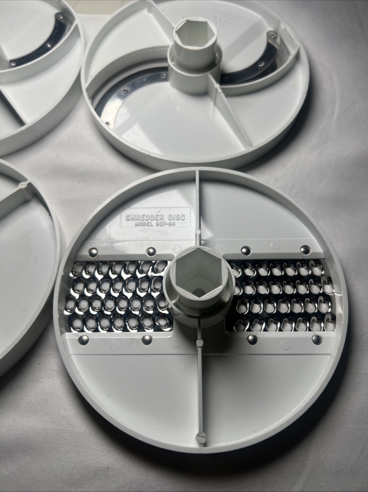 4 Oster Regency Kitchen Center Food Processor Blades 937-81, 82, 84, 85