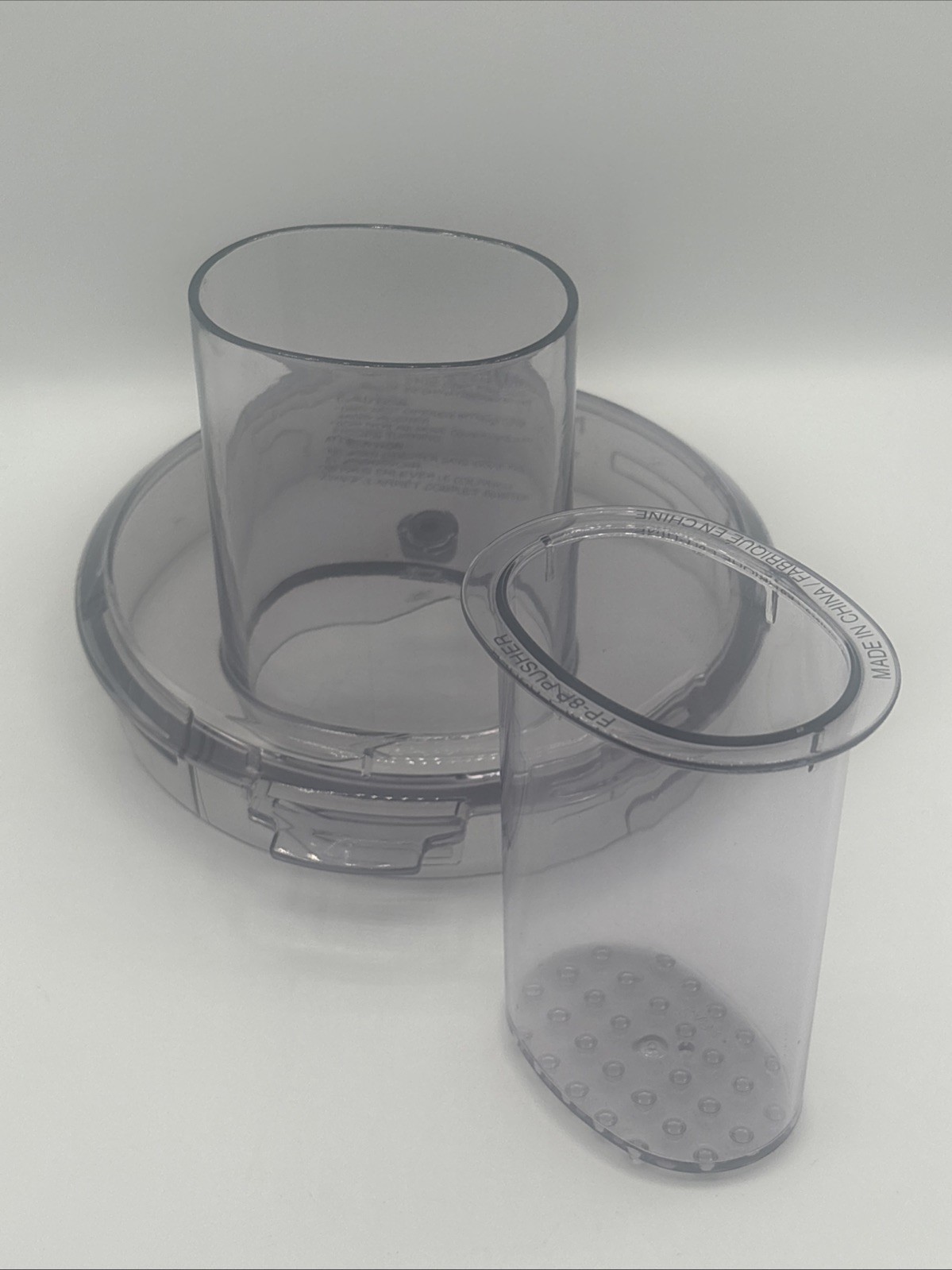 Cuisinart Elemental 8 Food Processor FP-8 Replacement Lid FP-8WBC & Pusher FP-8P