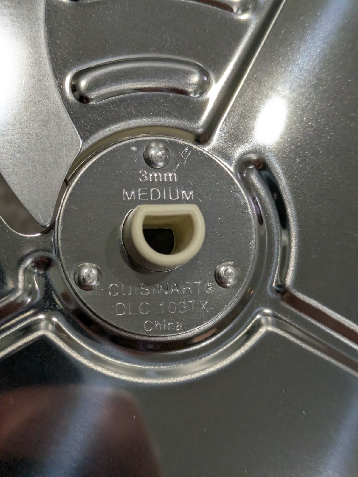 2 Lot Cuisinart DLC-5 Food Processor Replacement Disc Blades DLC-103TX Slicing