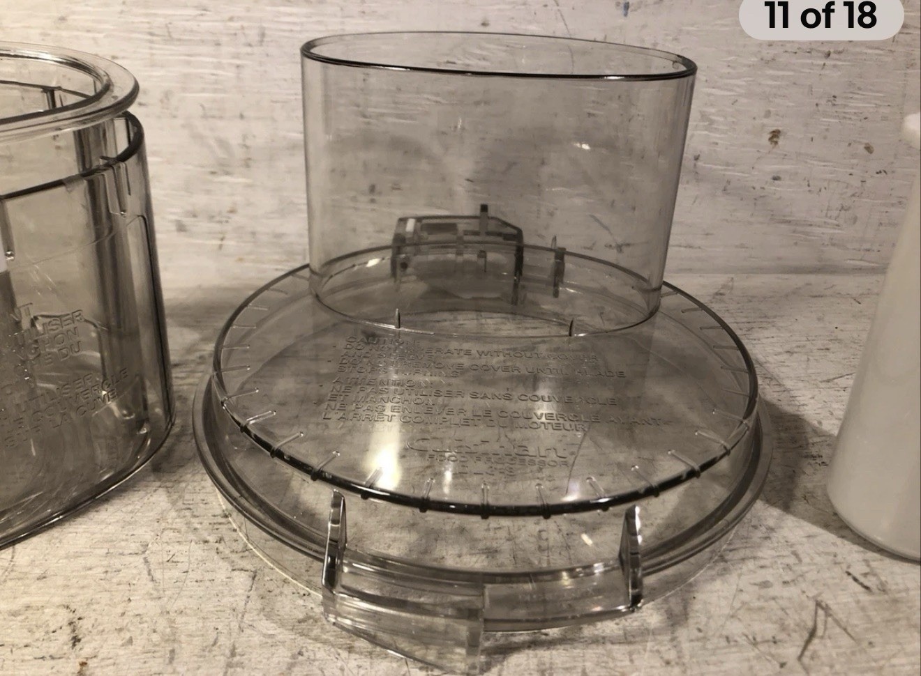 Cuisinart Pro Custom 11 Food Processor Silver with Accessories Tested Working