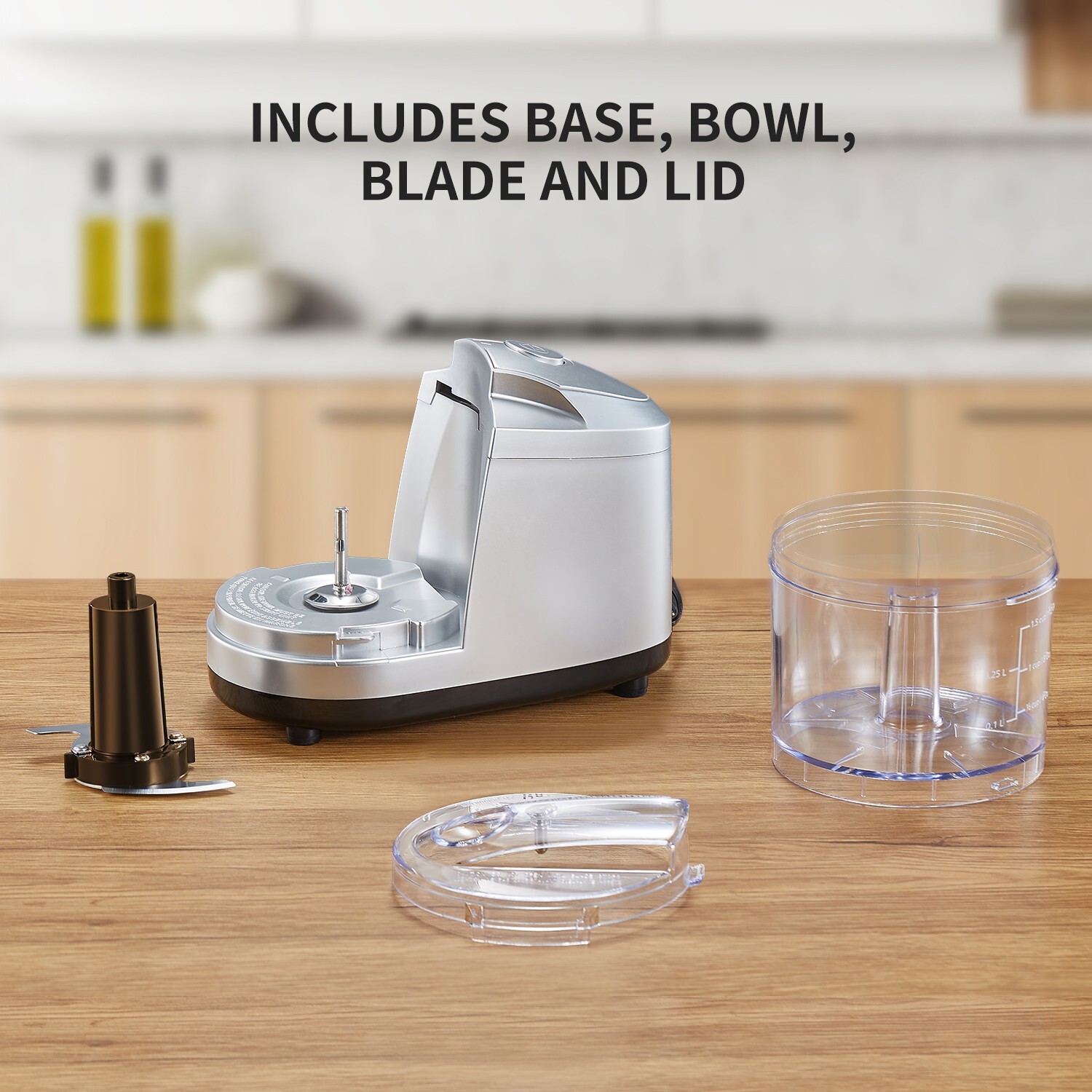 100W Mini Electric Food Chopper, with Stainless Steel Blade, for Nuts, Meats ect