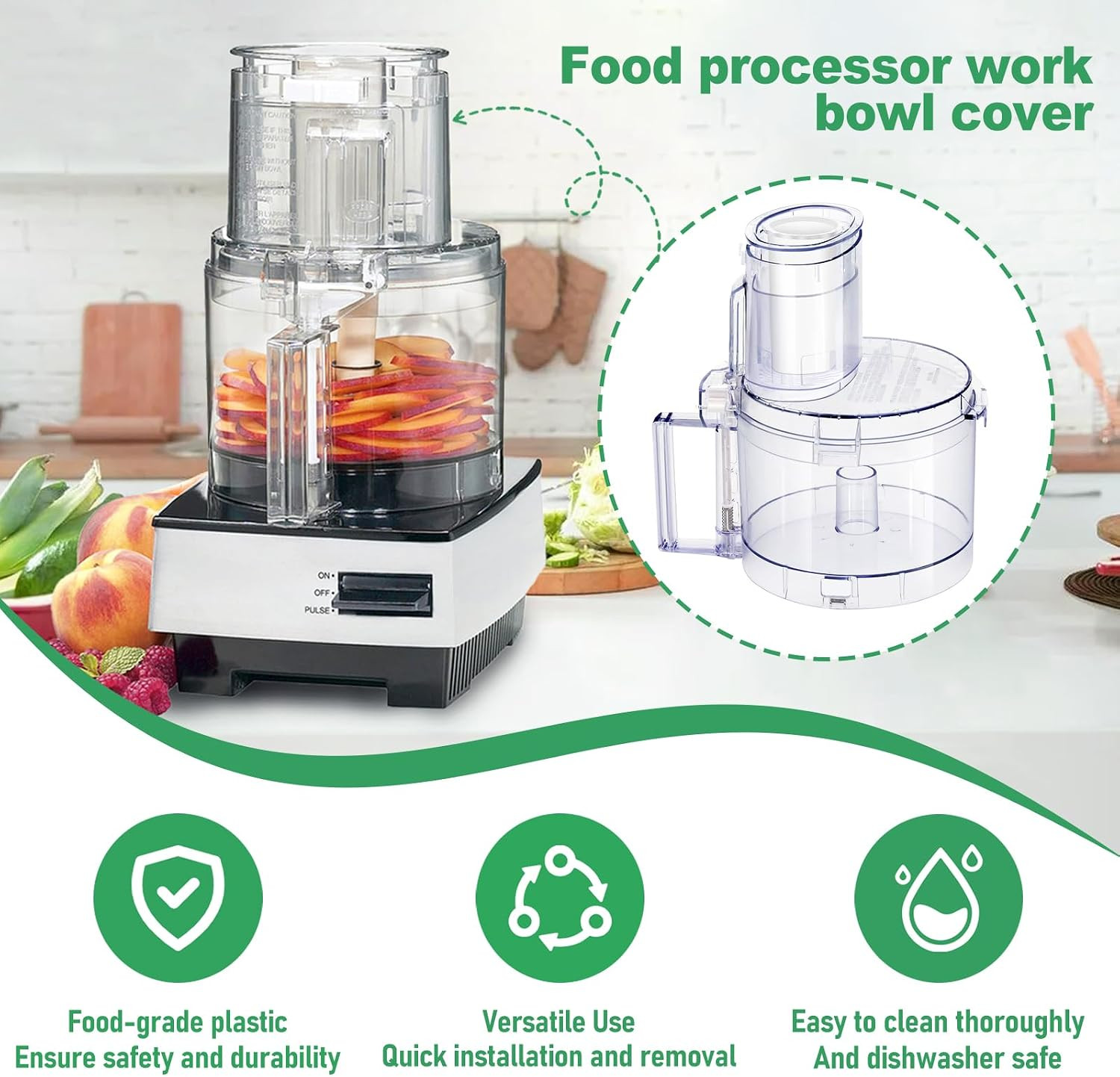 7 Cup Food Processor Replacement Parts Kit for Cuisinart DLC-10 Series Food Proc