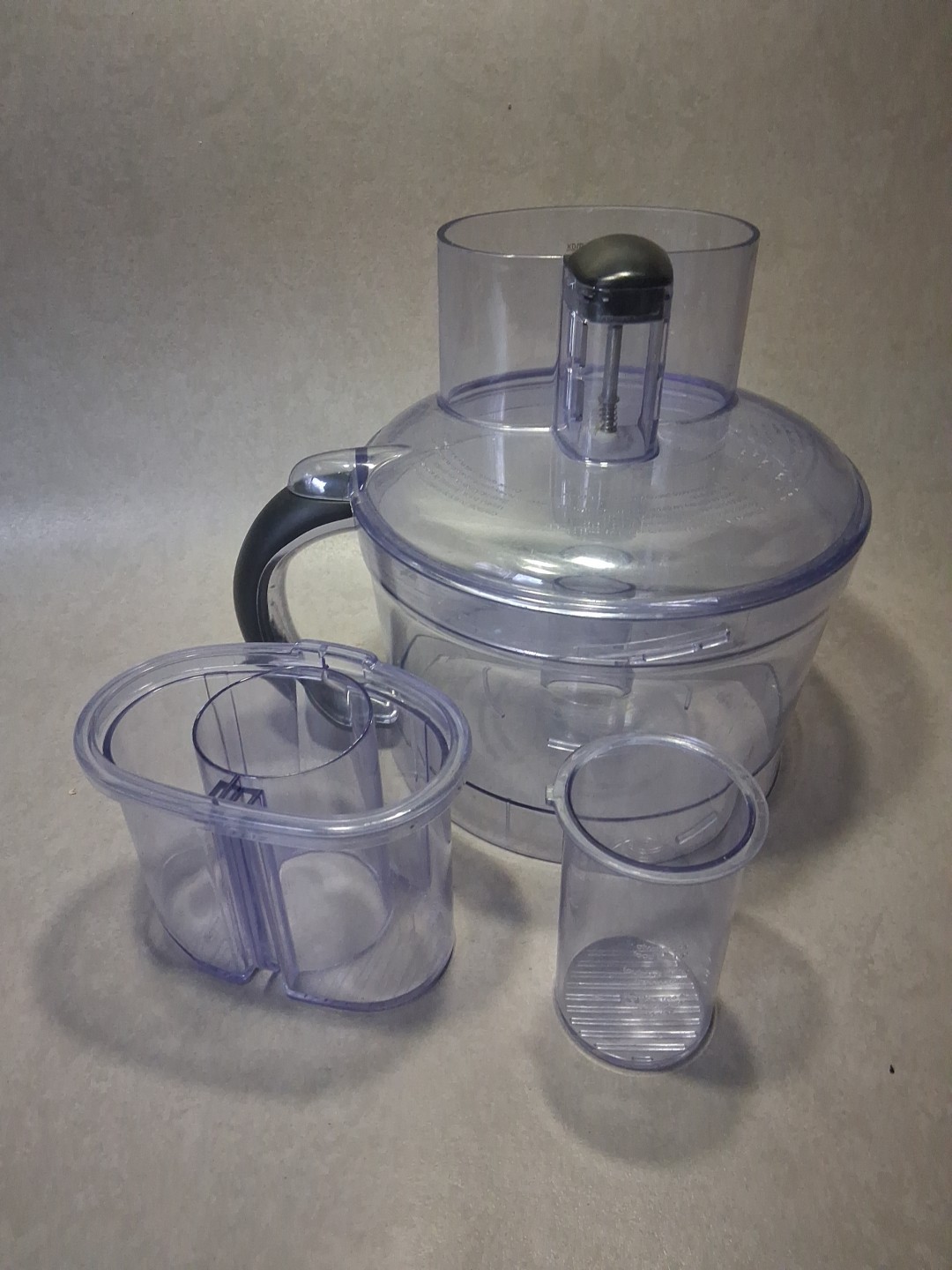 GE Food Processor Work Bowl / Mixing Bowl, Food Pusher WalMart Model 169203