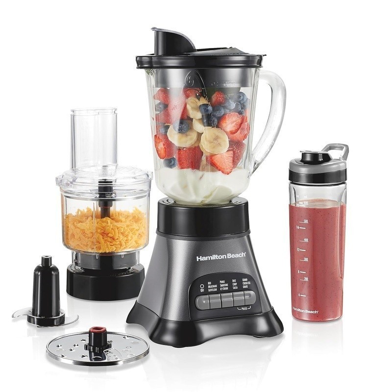 3-in-1 Food Processor Blender Combo 700W Smoothie Maker Chopper W/ Glass Jar New