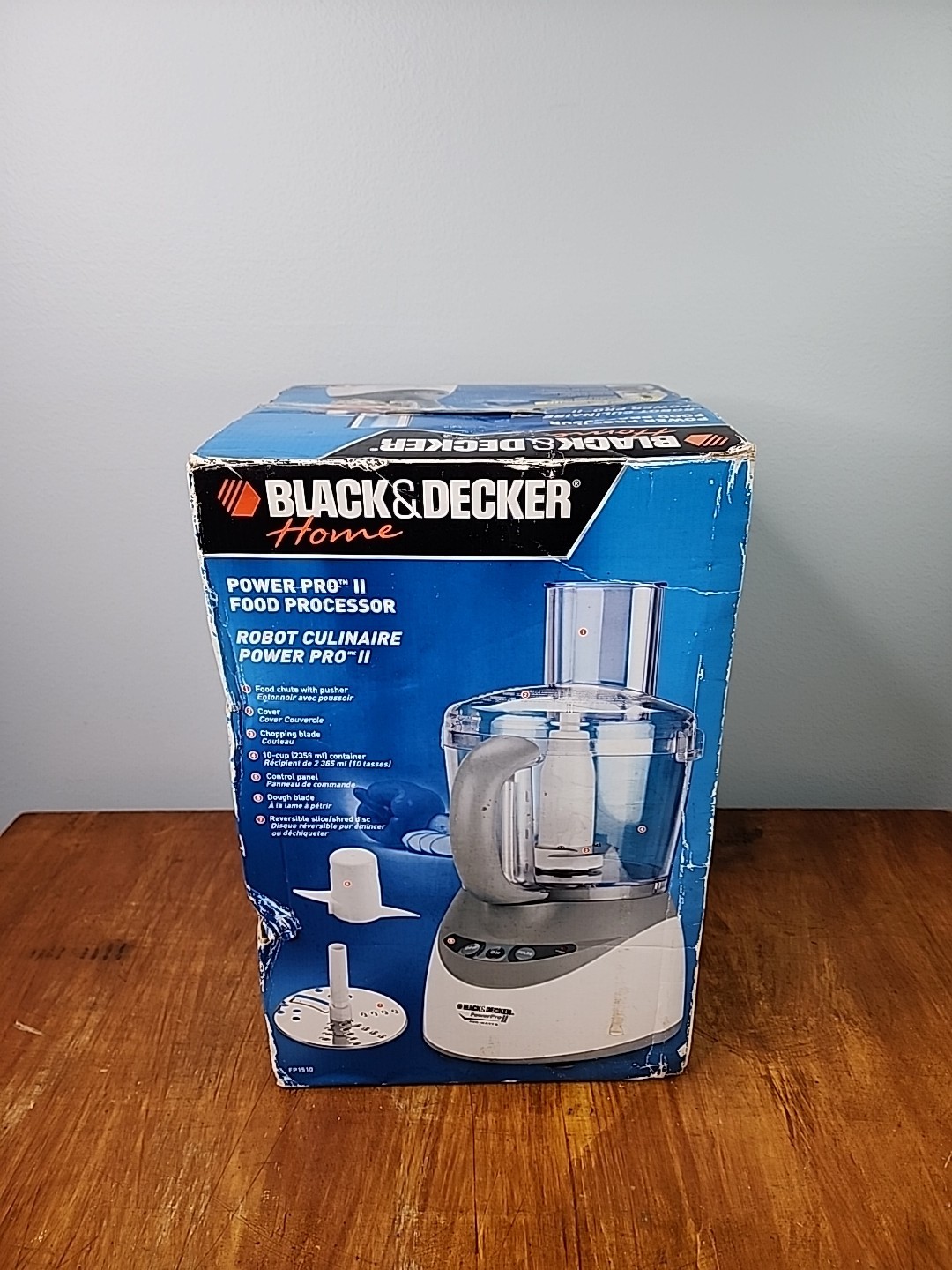 Black & Decker Power Pro II 10 Cup Food Processor FP1510 Open Box New