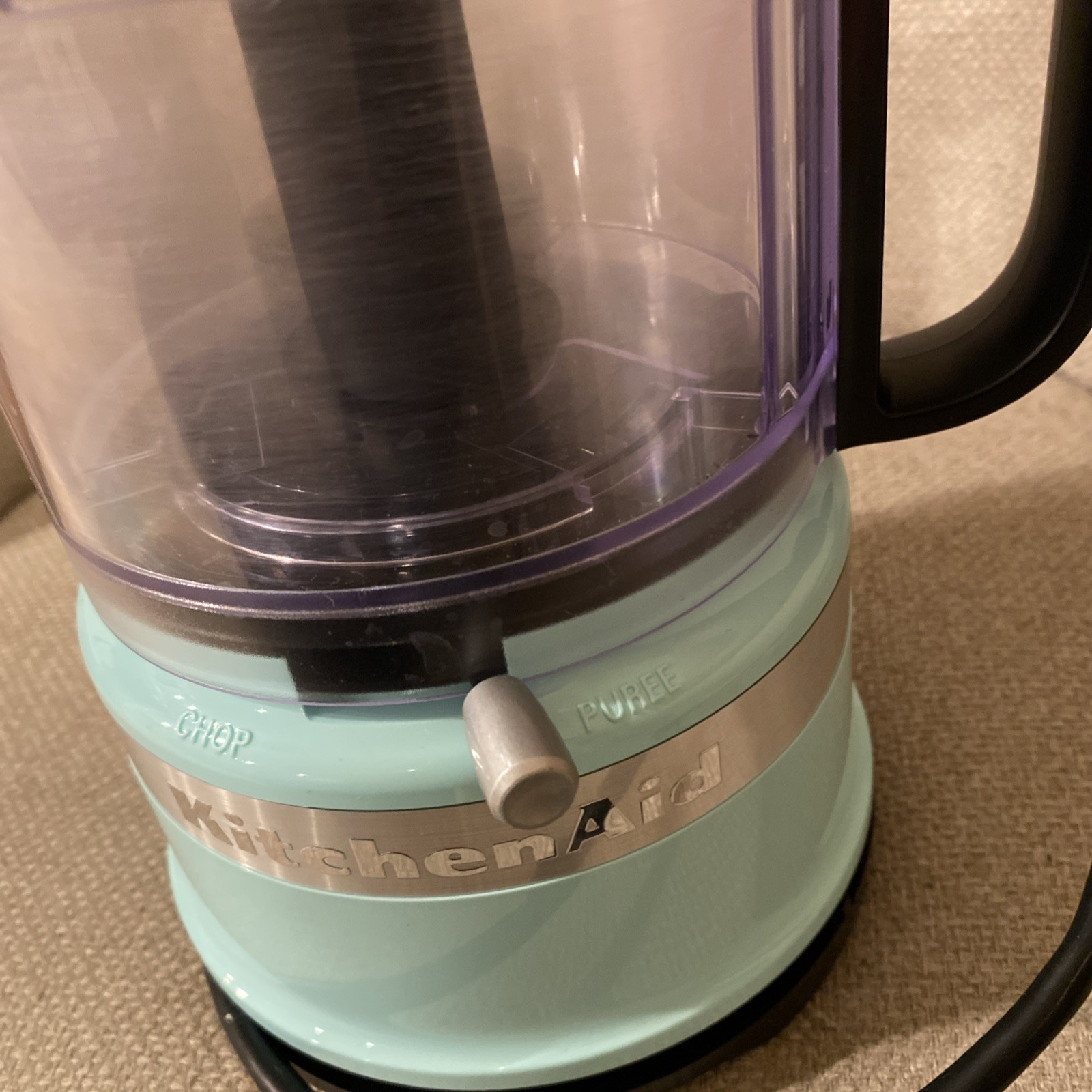 KitchenAid KFC3516AQ Mini Food Processor 3.5 Cup Capacity Aqua Sky