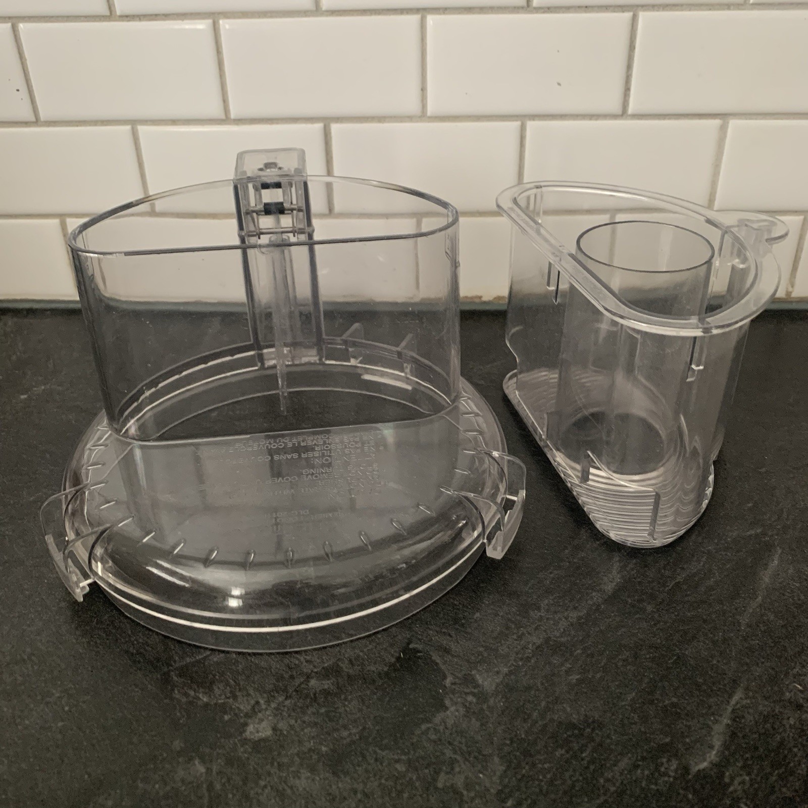 Cuisinart DLC-2007N Food Processor Replacement Lid Cover & Sleeve Chute