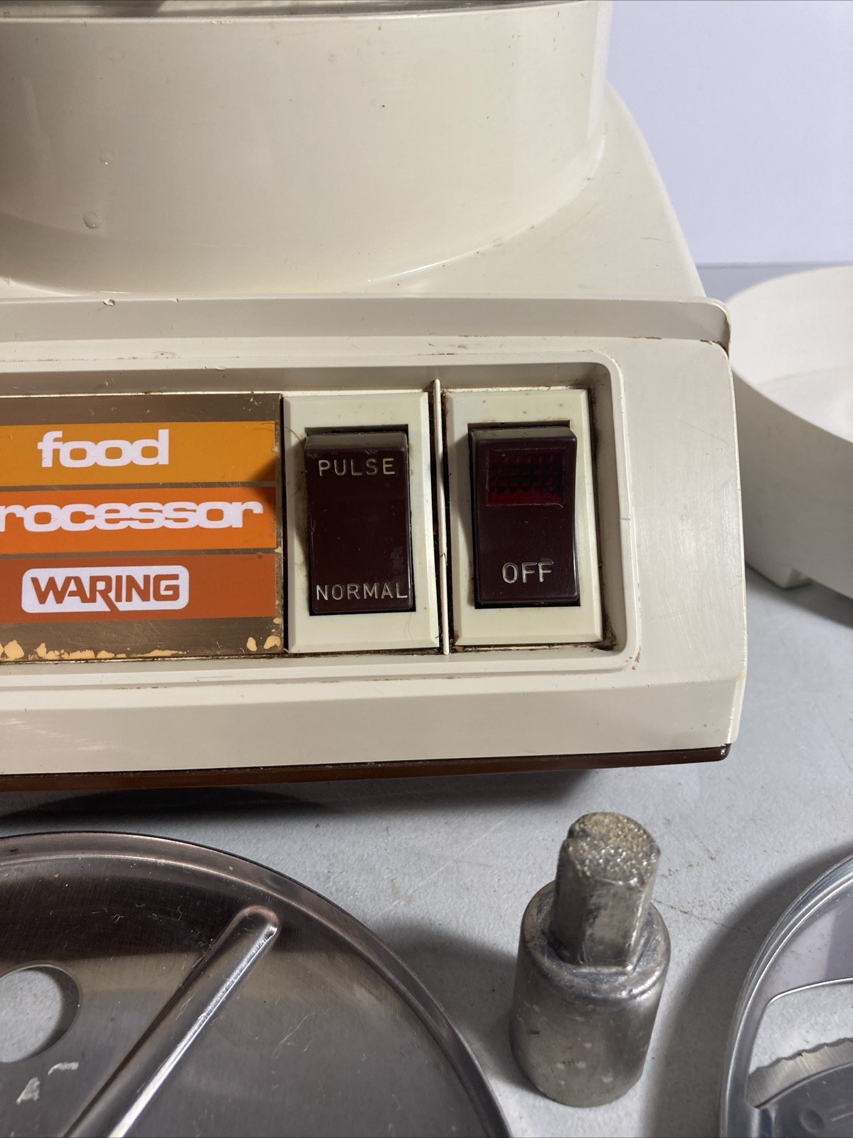 Vintage Food Processor by Waring. Model FP510. Blade 805. Tested