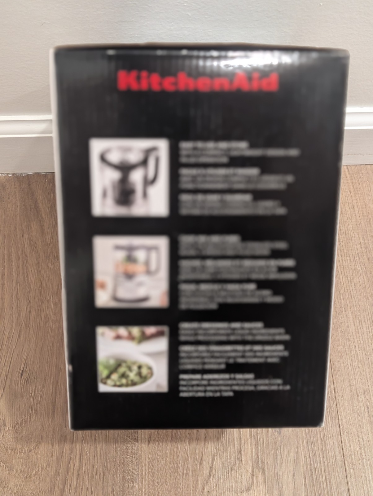 KitchenAid KFC3516 3.5 Cup Food Chopper Kitchen Aid Silver Gray Black NIB