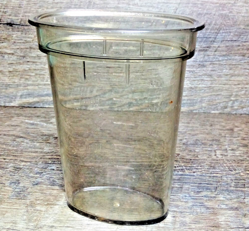 VTG Sunbeam Vista Food Processor Pusher 6 oz Measuring Cup 714-38 14-1A VGC
