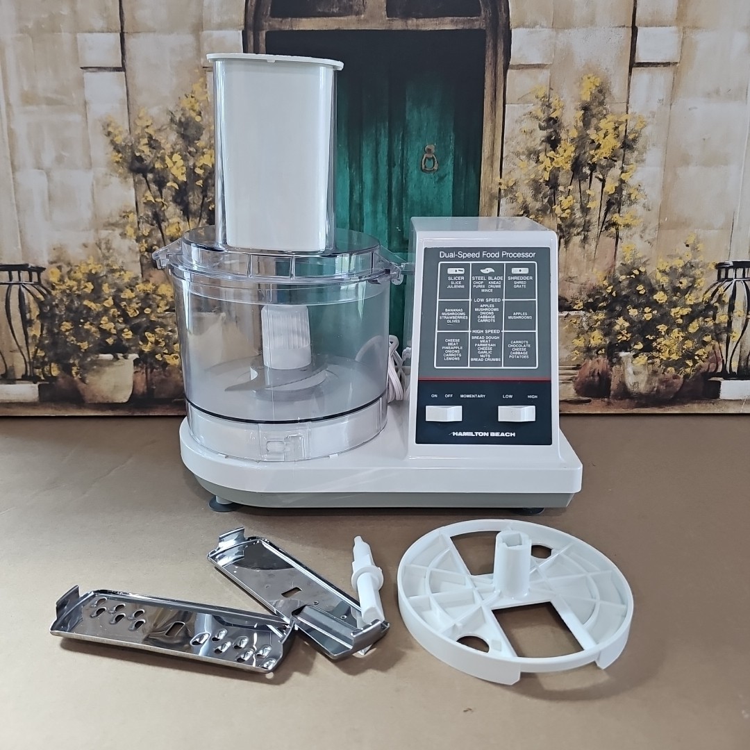 Hamilton Beach Dual Speed Food Processor Model 702-5 – Complete