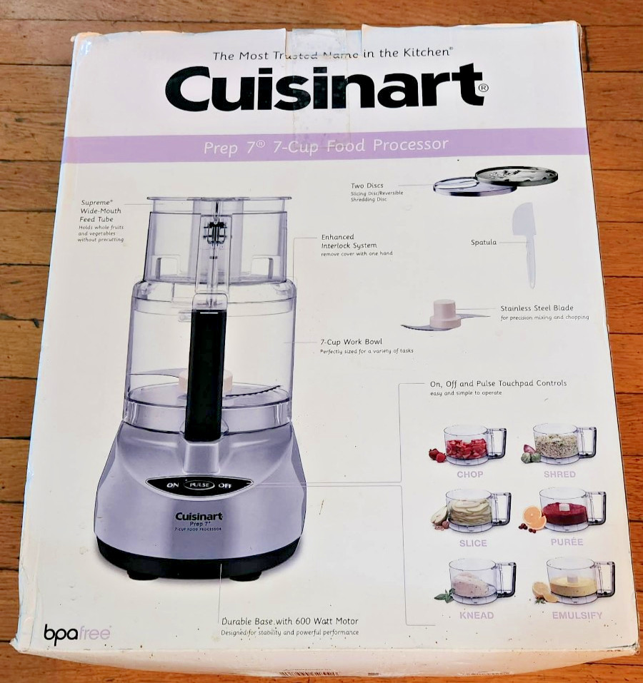 NEW Cuisinart DLC-2007 Stainlless Steel Premier Series Prep 7 Cup Food Processor
