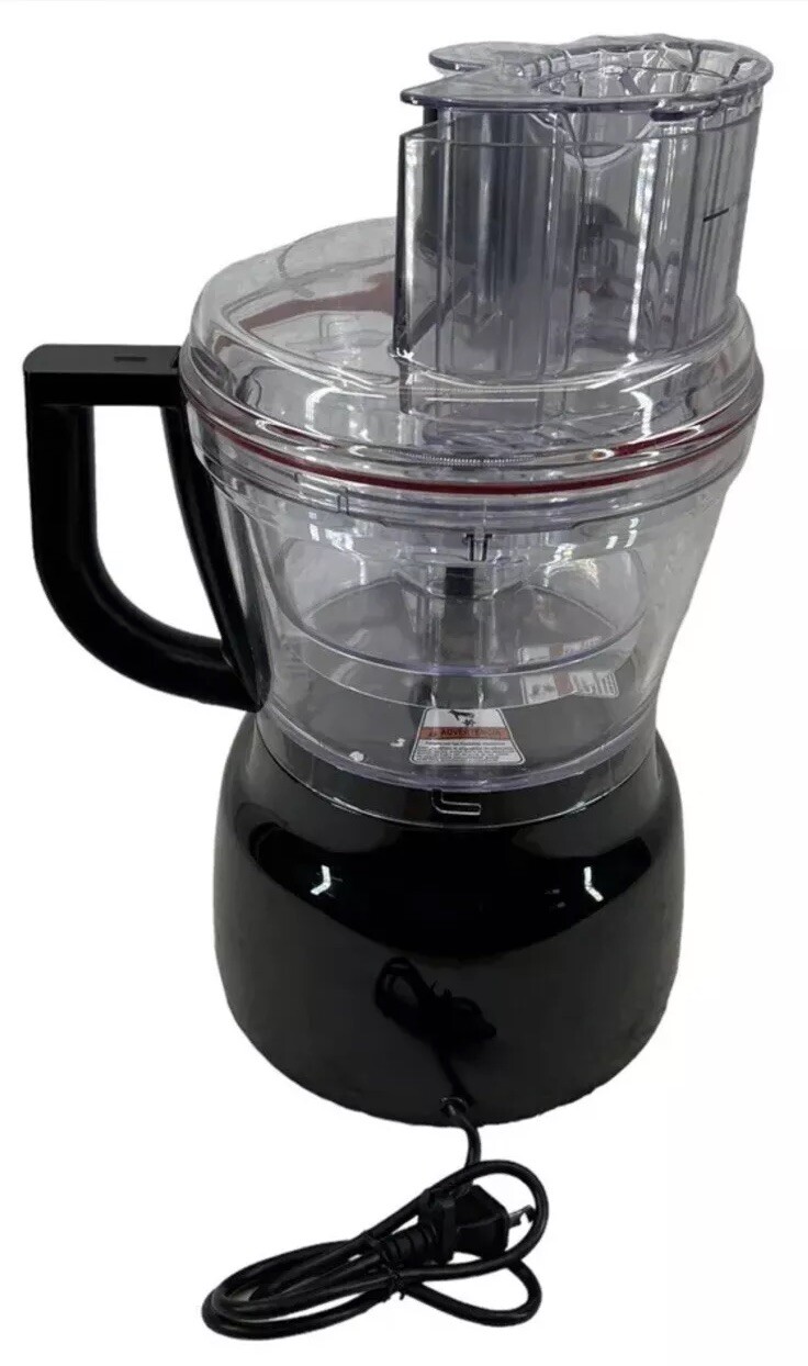 KitchenAid 13 Cup Food Processor Exact Slice System KFP1333OB Onyx Black