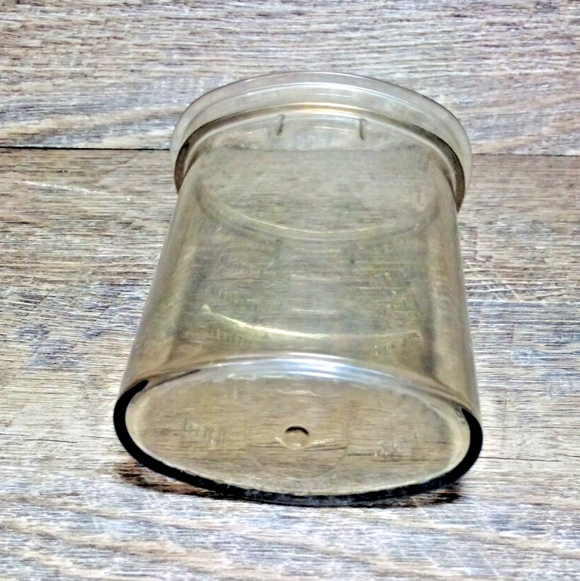 VTG Sunbeam Vista Food Processor Pusher 6 oz Measuring Cup 714-38 14-1A VGC