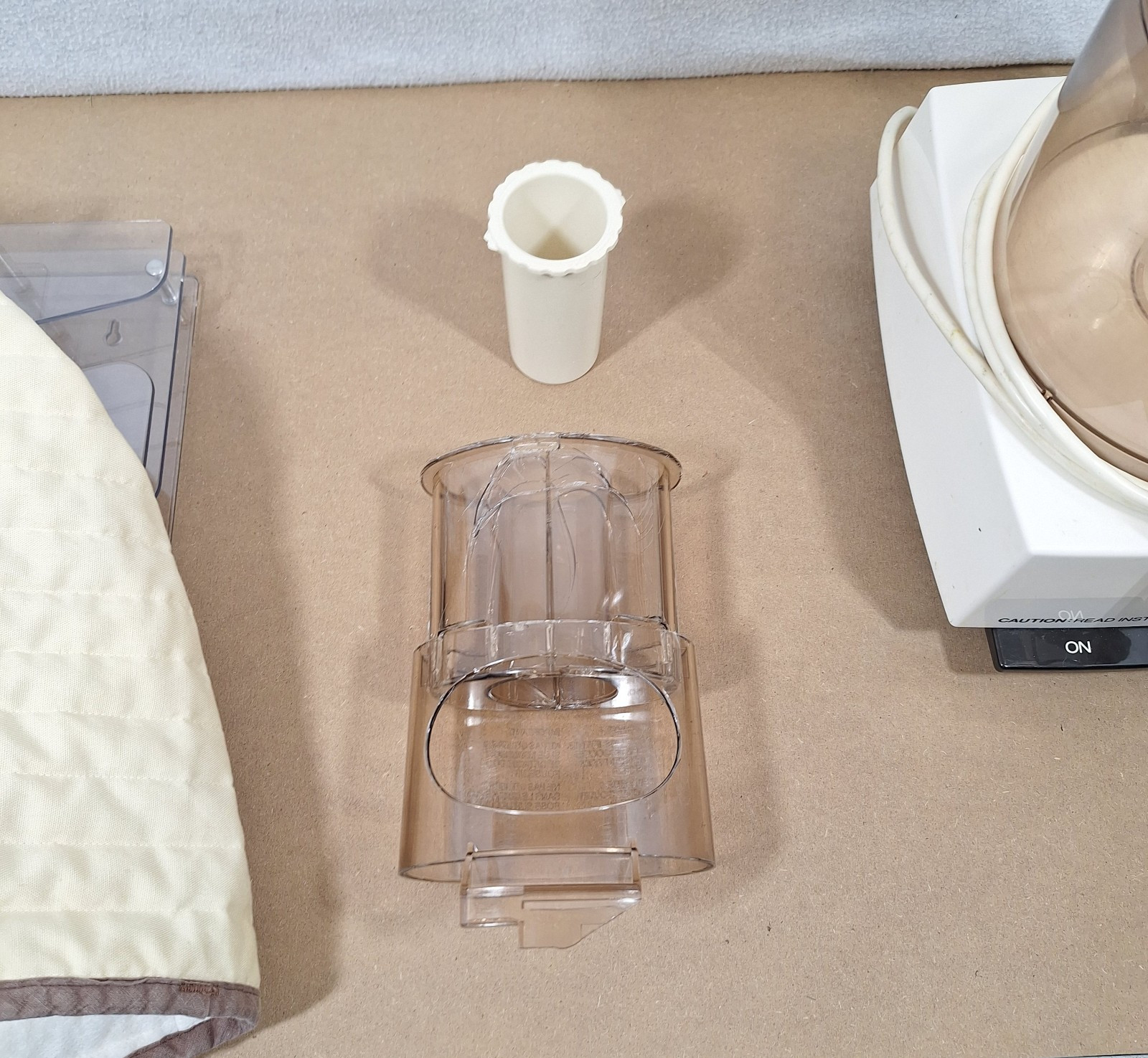 Cuisinart DLC-7E Food Processor w/ Accessories, Cover, Vintage, Discs, manual