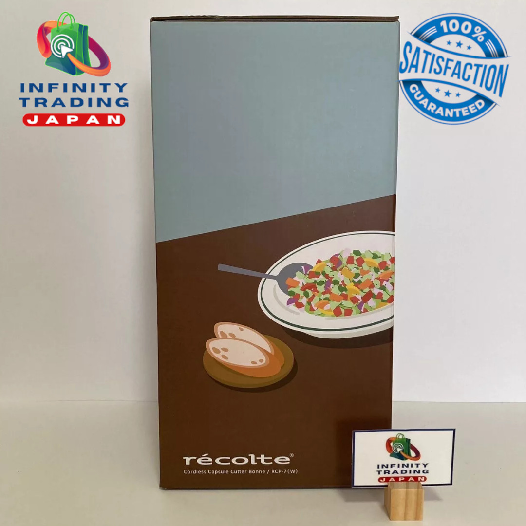 Recolte Cordless Food Processor Capsule Cutter Bonne RCP-7 Cream White [NEW]