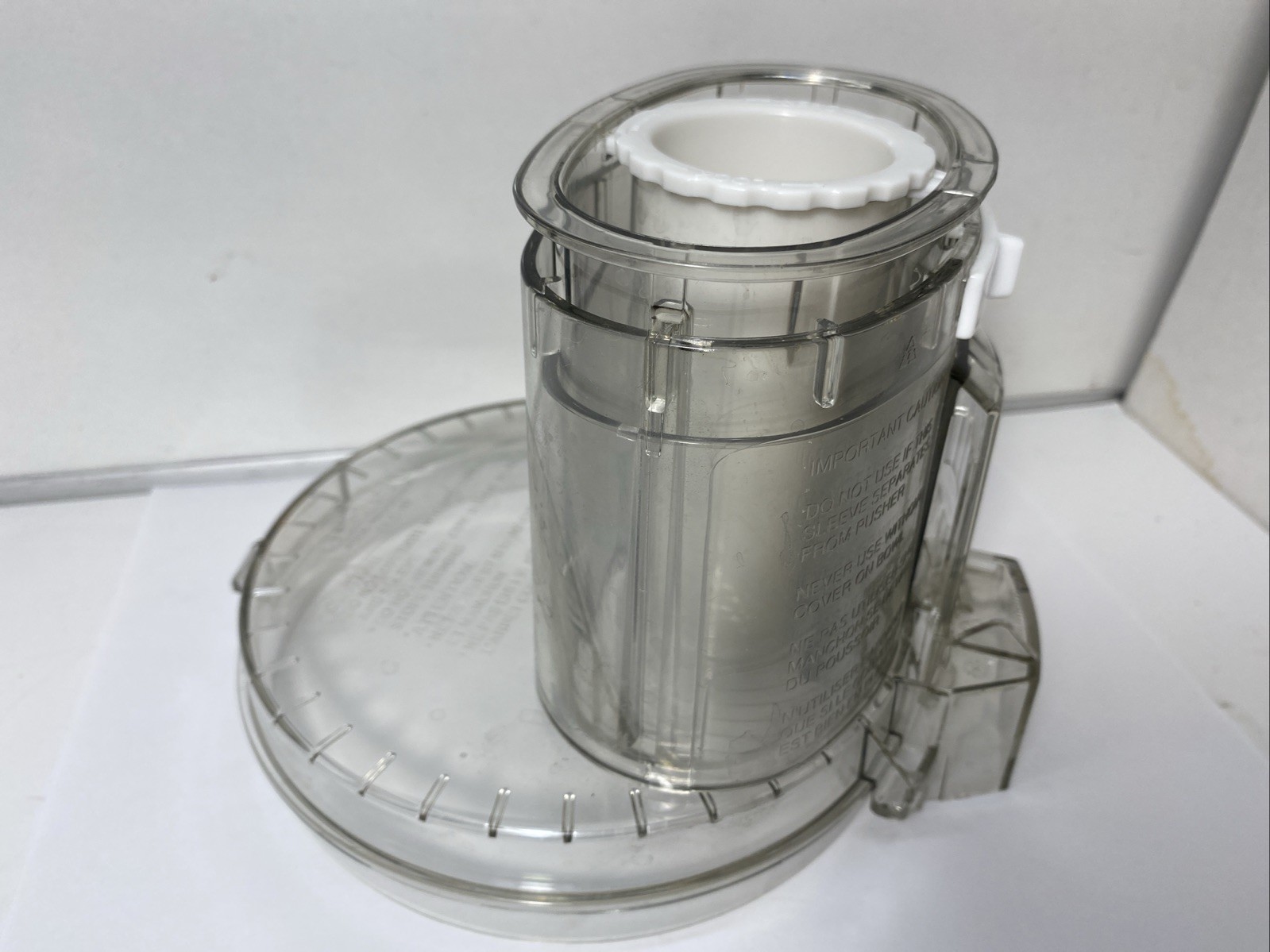 Cuisinart Pro Classic DLC-10S TX Food Processor Chute & Pusher DLC-118BGTX