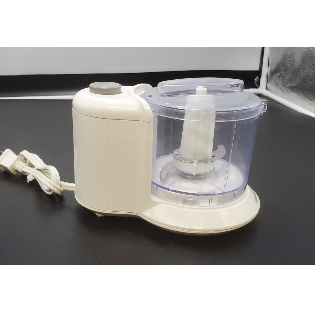 Black & Decker One-Touch Chopper HC21K Mini Food Processor 1.5 Cup **TESTED**