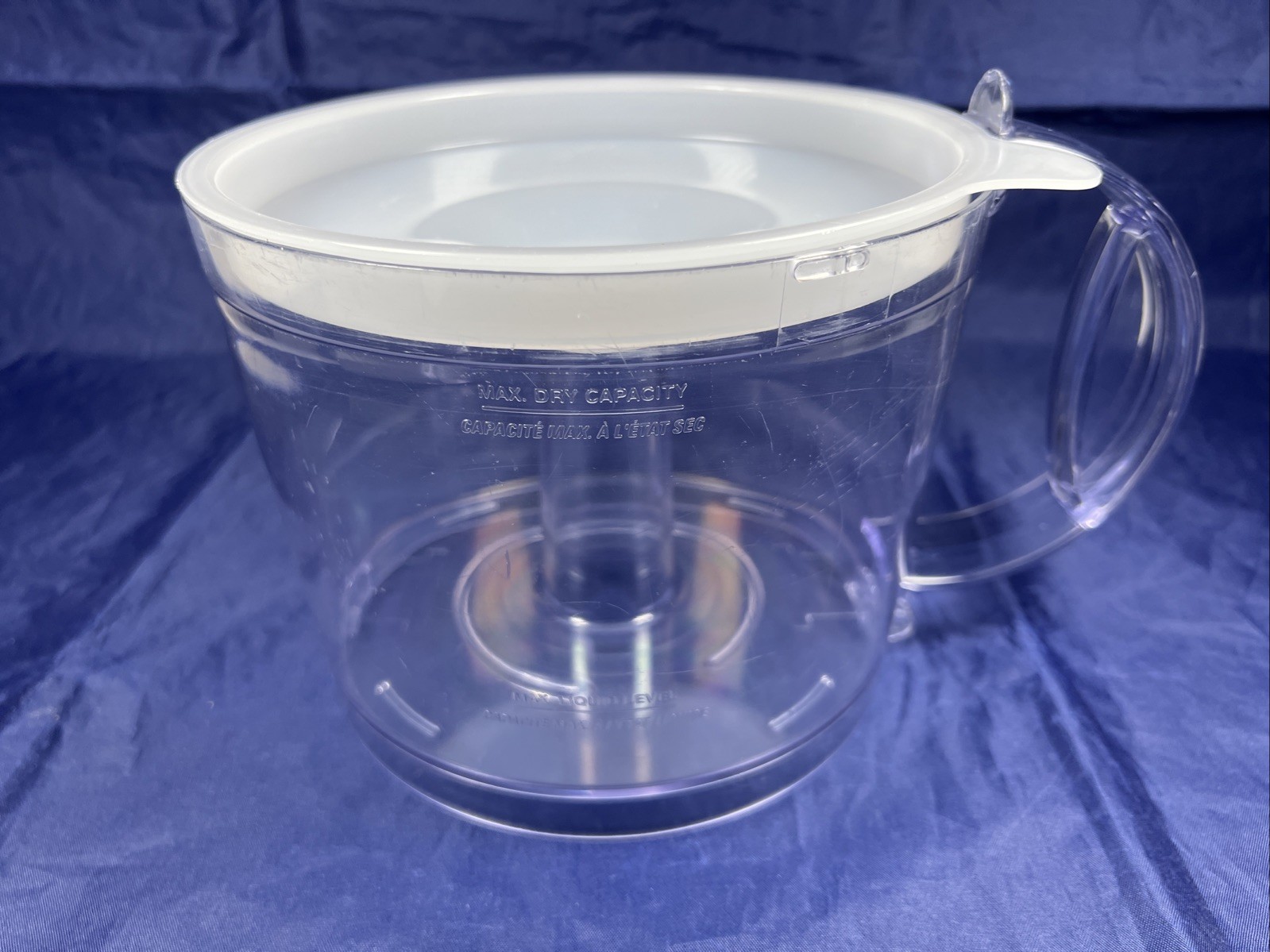 GE Food Processor 106622F Replacement Part Set: Work Bowl & Storage Cover