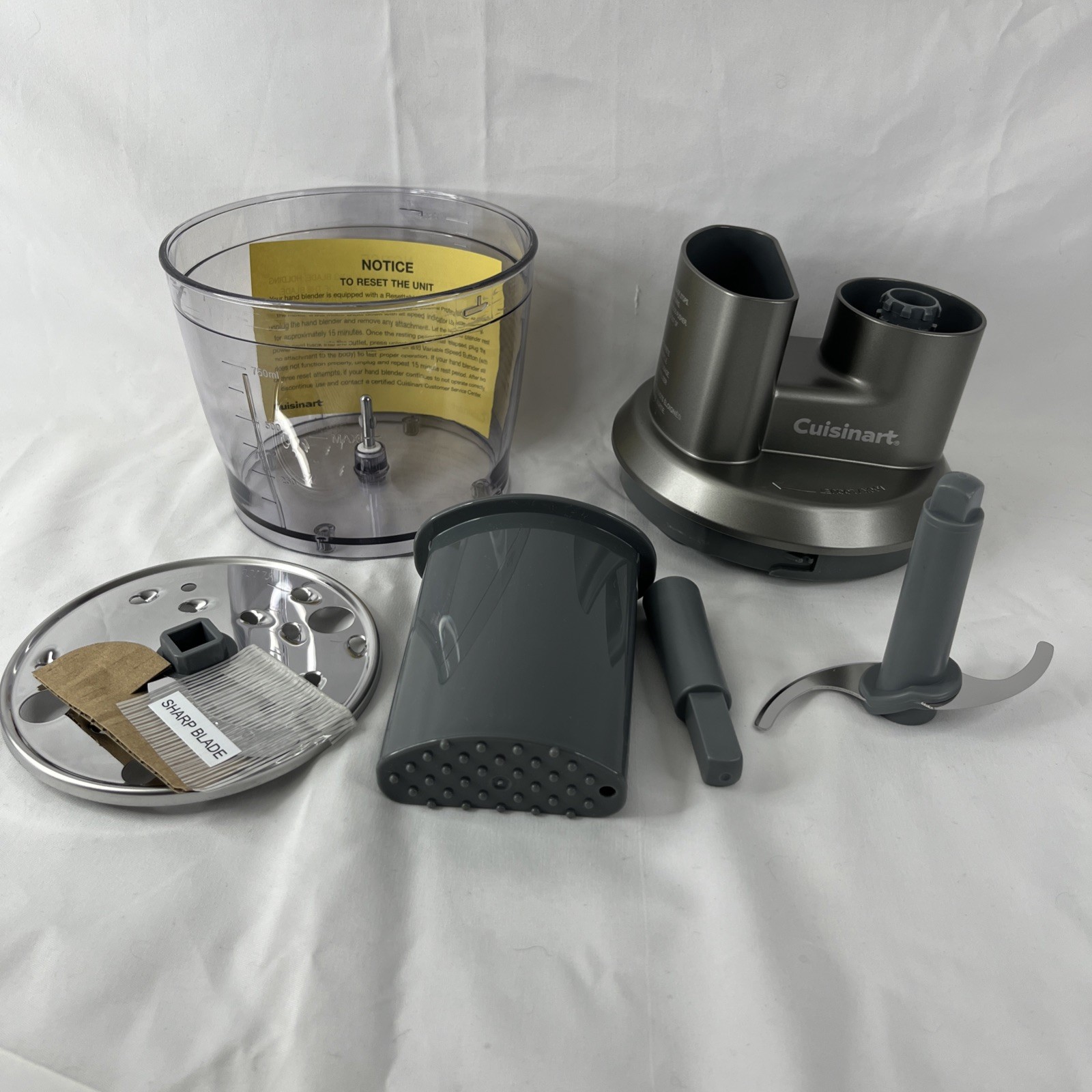 Cuisinart Handheld Stick Blender HB6092 4 Cup Open Box .