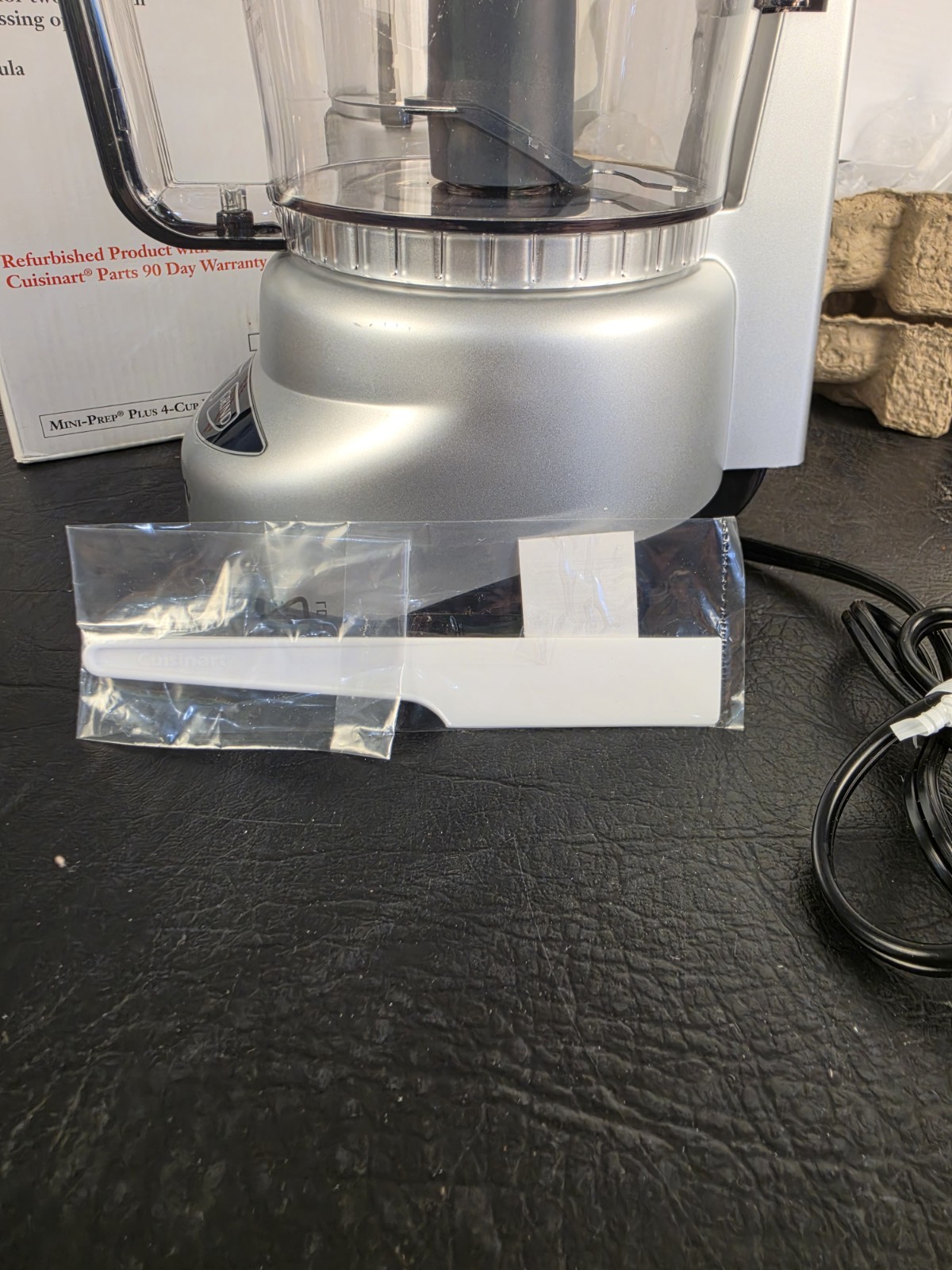 Cuisinart Mini-Prep Plus 4-Cup Food Processor Chrome Refurbished DLC-4CHBFR